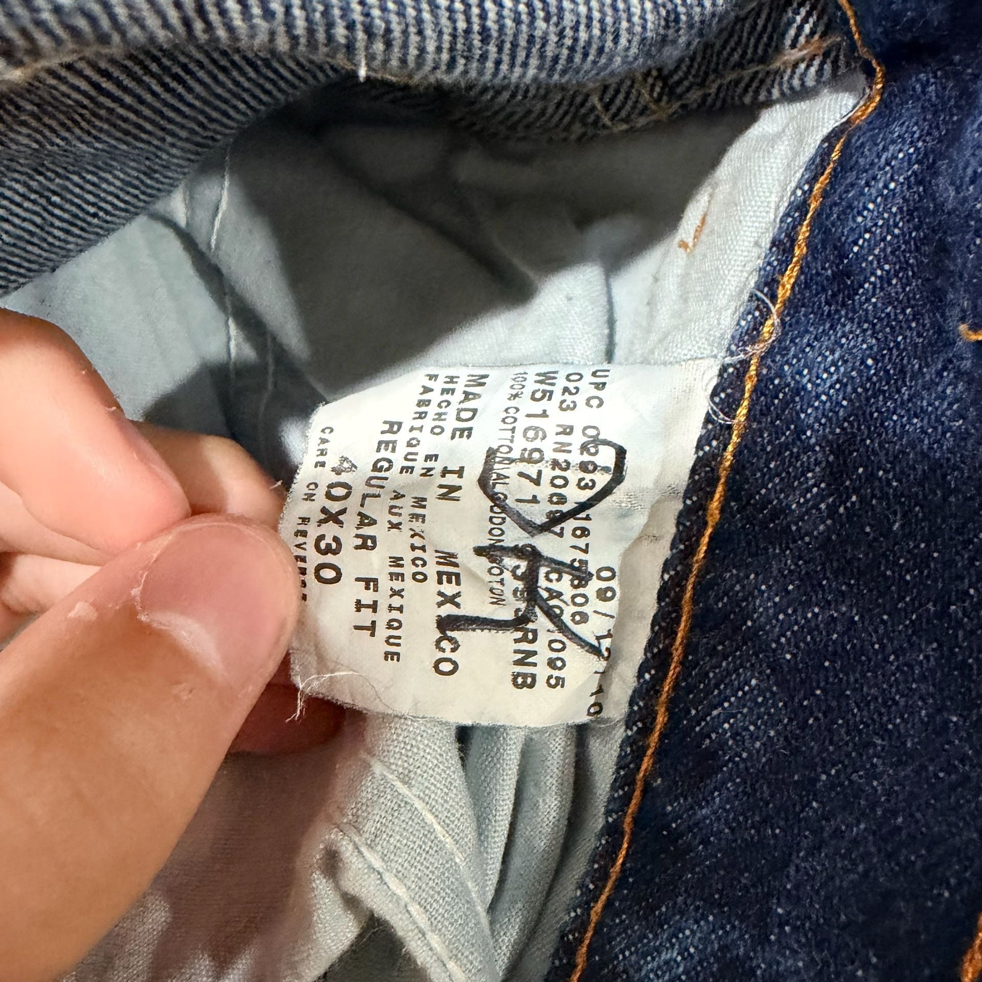 Dickies Relaxed Fit Denim Work Jeans Blue Cotton 5