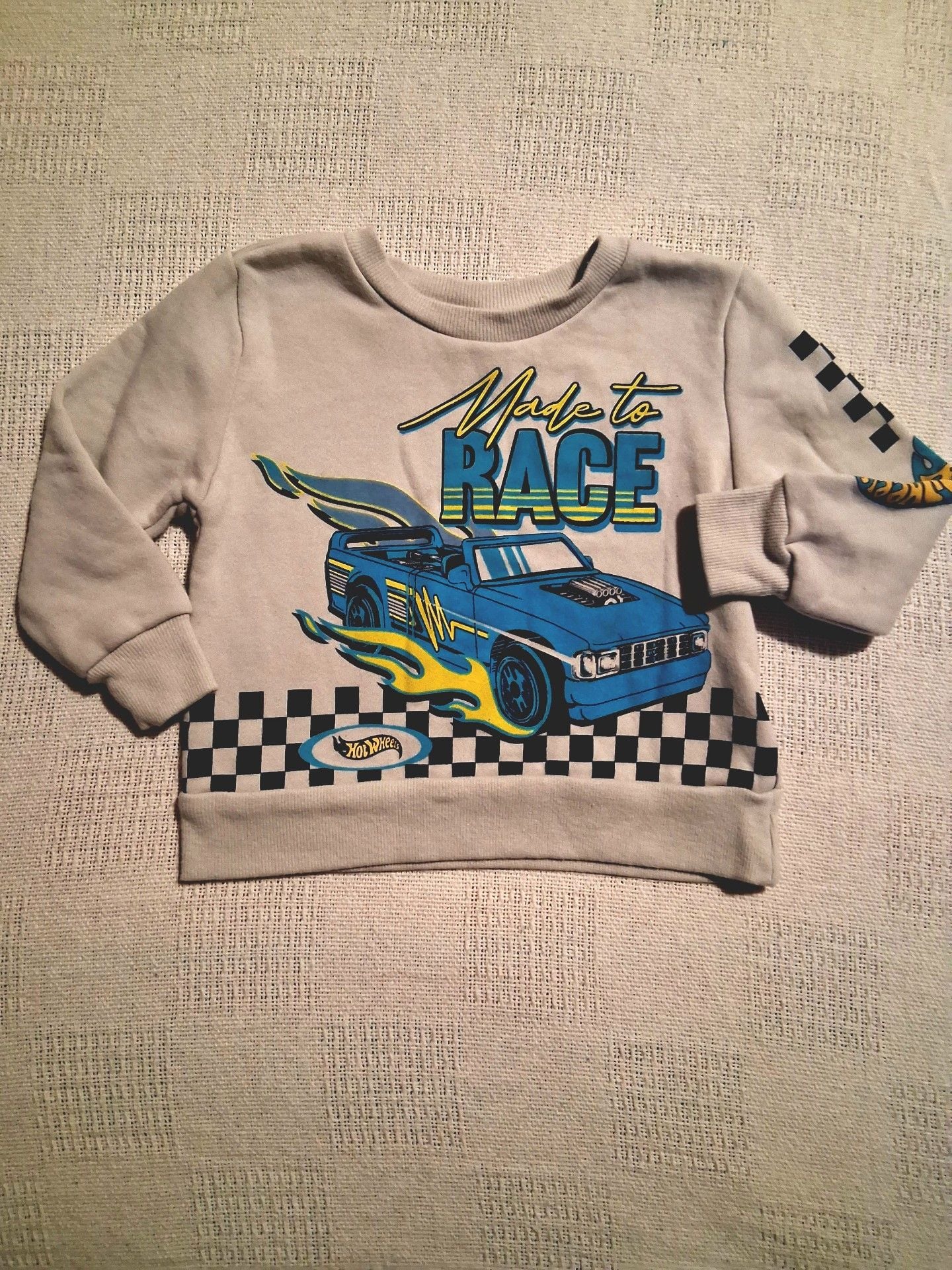 Hot Wheels Made To Race Sweatshirt Gray 2
