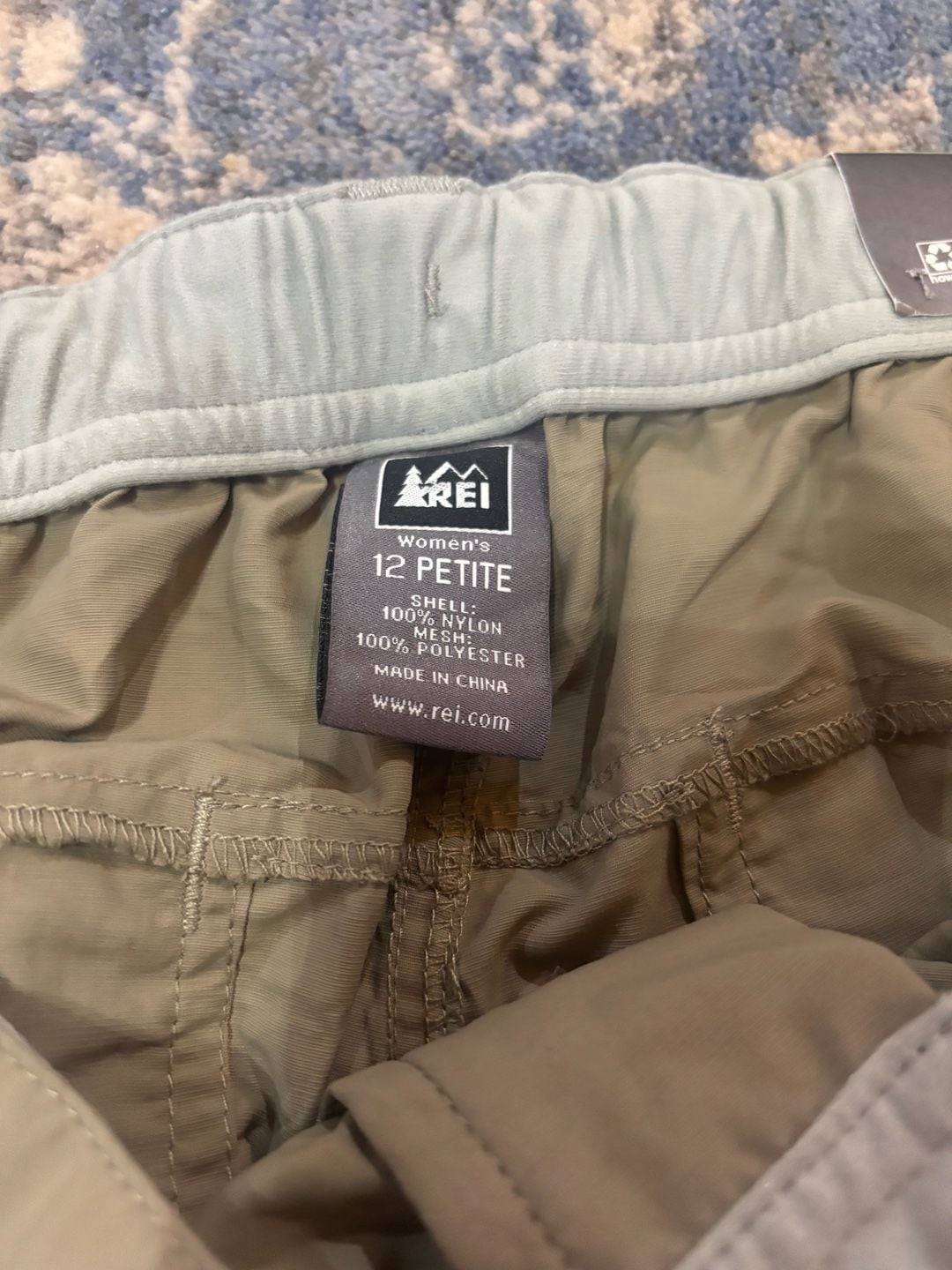 REI Co-op Sahara Convertible Pants Size 12 Petite Steel Grey 7