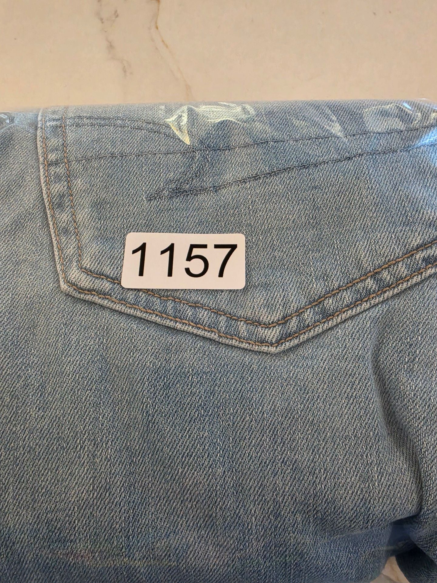American Eagle Wide Leg Jeans Size 8 Ombre Panel Denim 6
