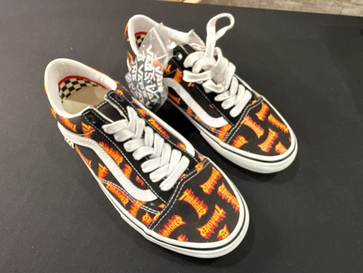 Vans Skate Old Skool Thrasher Size 9 Black Multi 5