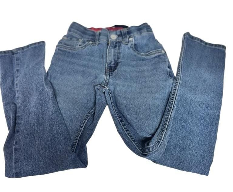Levi’s 515 Girls 8 Medium Wash Skinny Stretch Denim Jeans RN81917 2