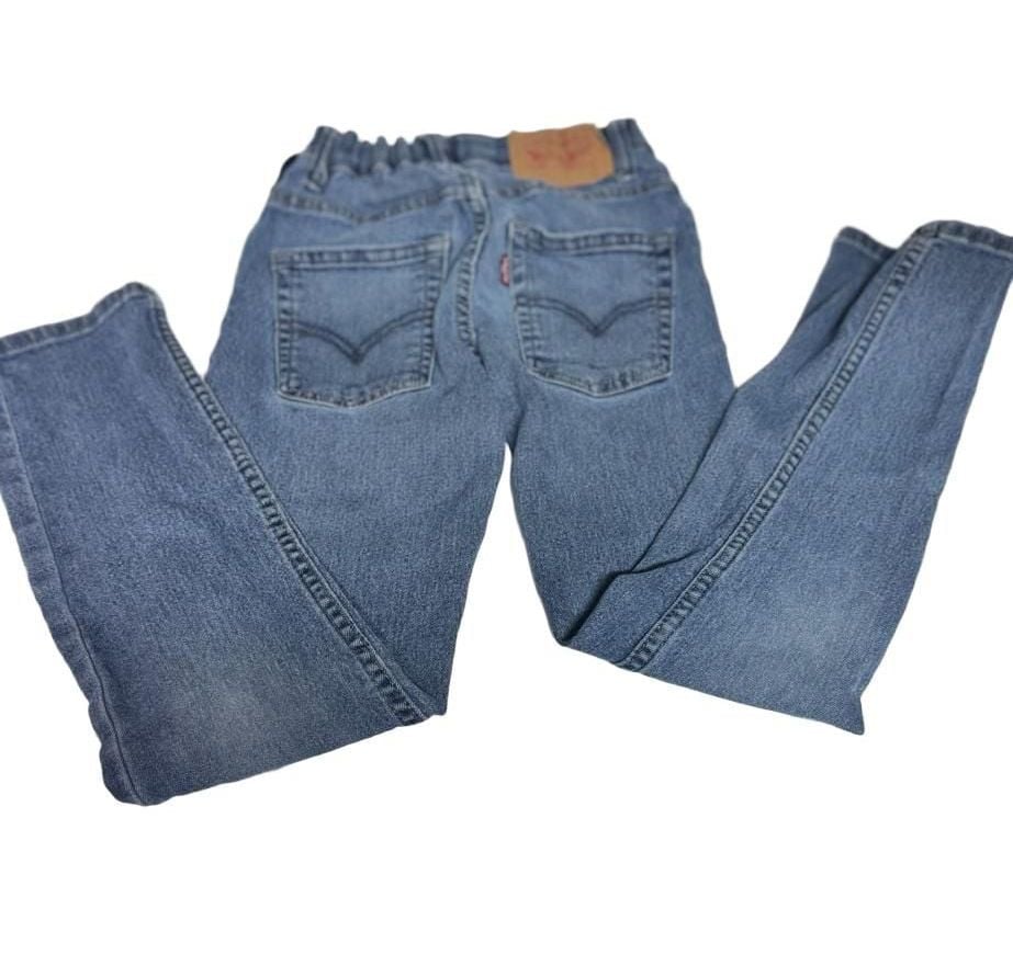 Levi’s 515 Girls 8 Medium Wash Skinny Stretch Denim Jeans RN81917 3