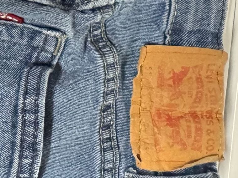 Levi’s 515 Girls 8 Medium Wash Skinny Stretch Denim Jeans RN81917 6