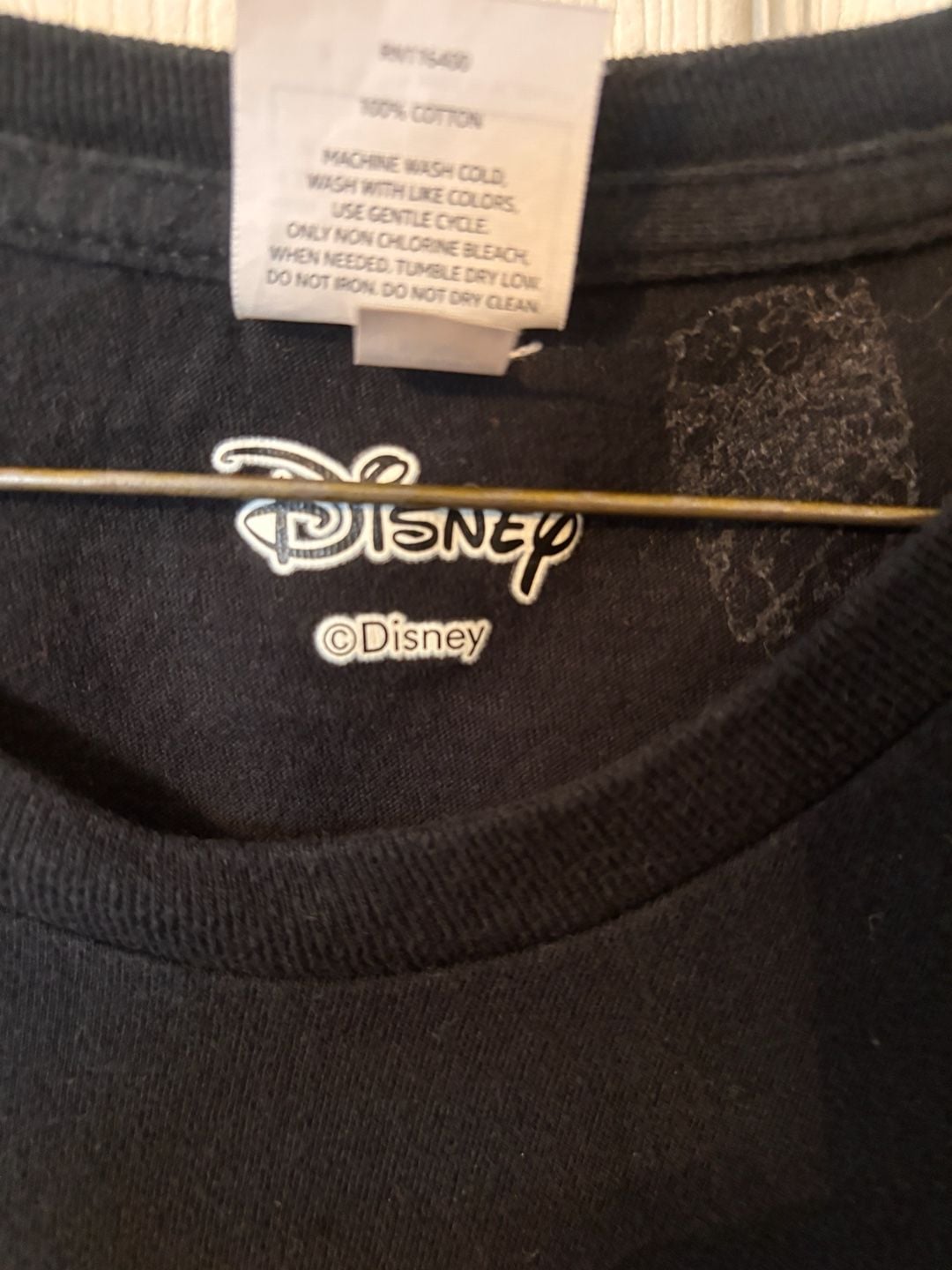 Disney Mickey Mouse Lightning Bats T-Shirt Size L Black 3