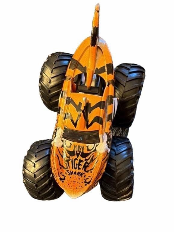Hot Wheels Monster Trucks Tiger Shark Toy Vehicle 4