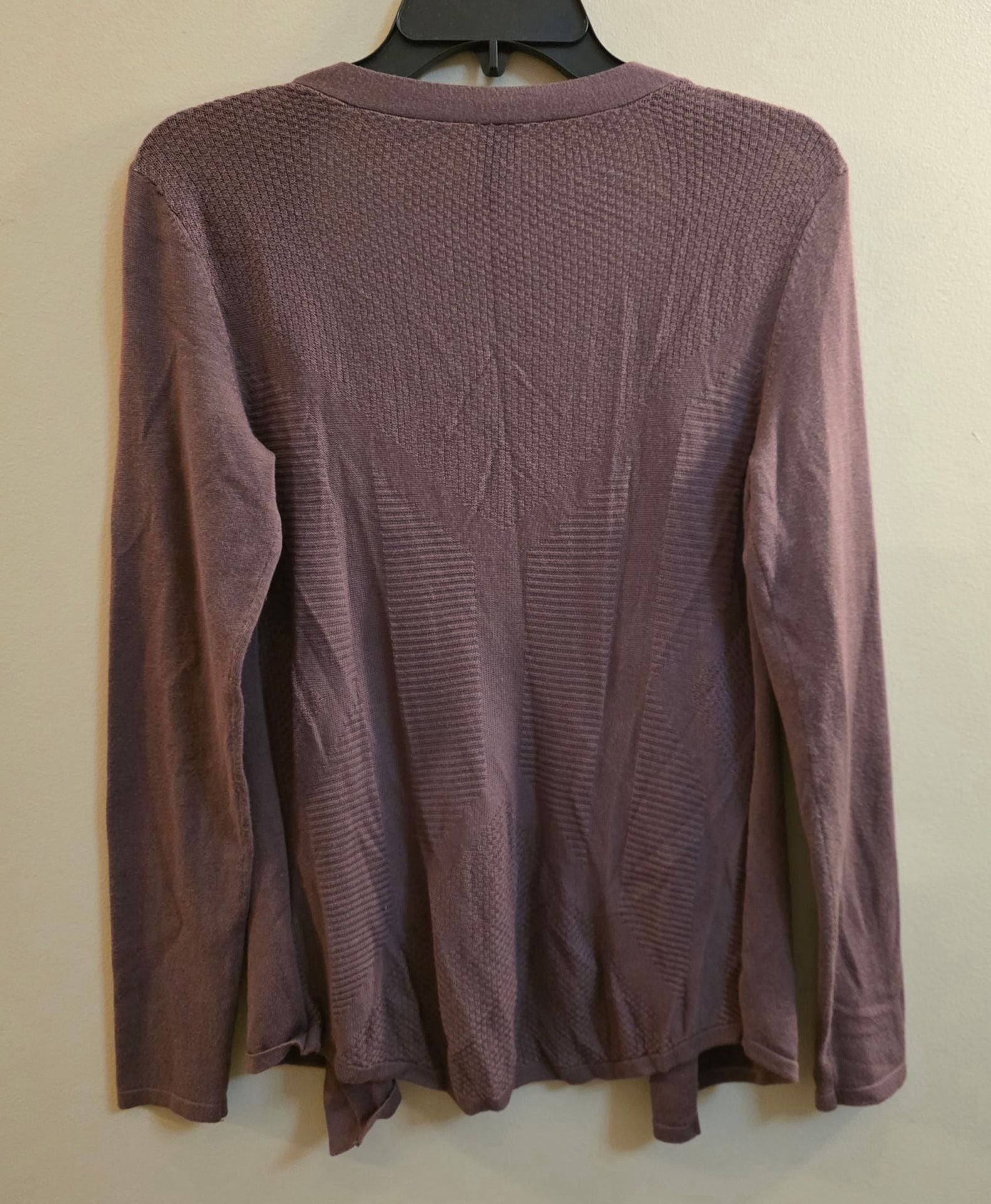 Maurices Cardigan Size M Purple Open Front Sweater 3