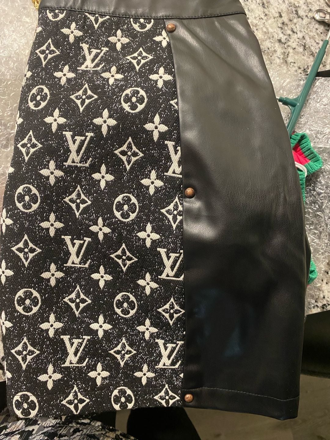 Louis Vuitton Monogram Jacquard Mini Skirt 9