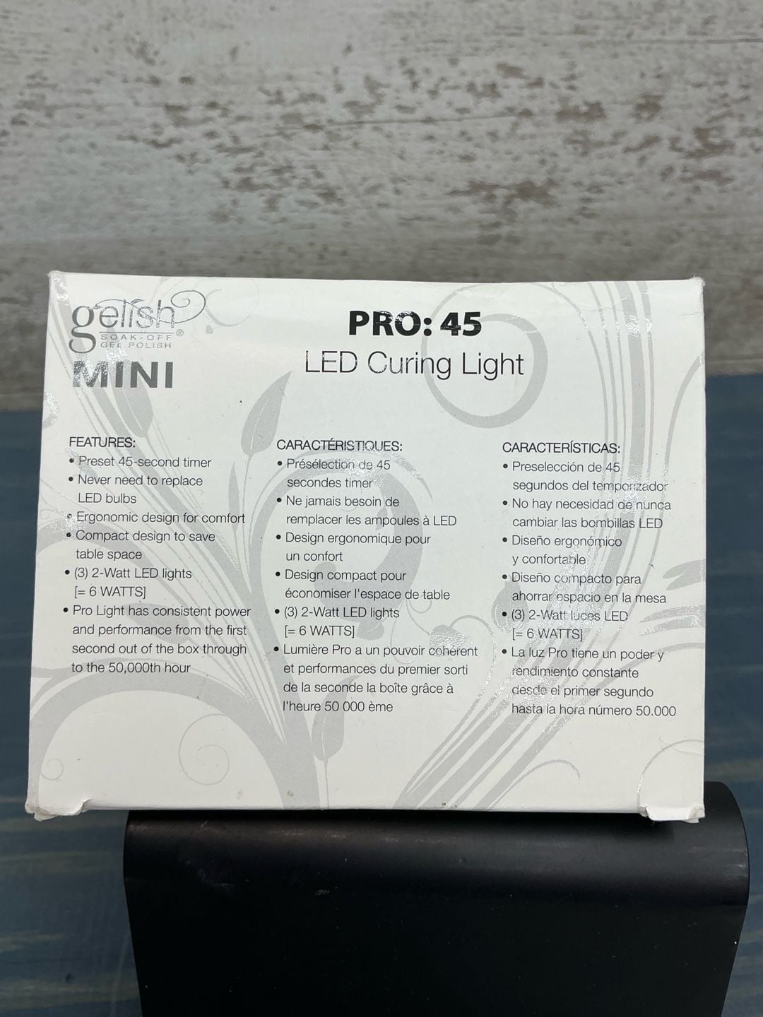 Gelish Mini Pro 45 LED Curing Light Nail Lamp 3