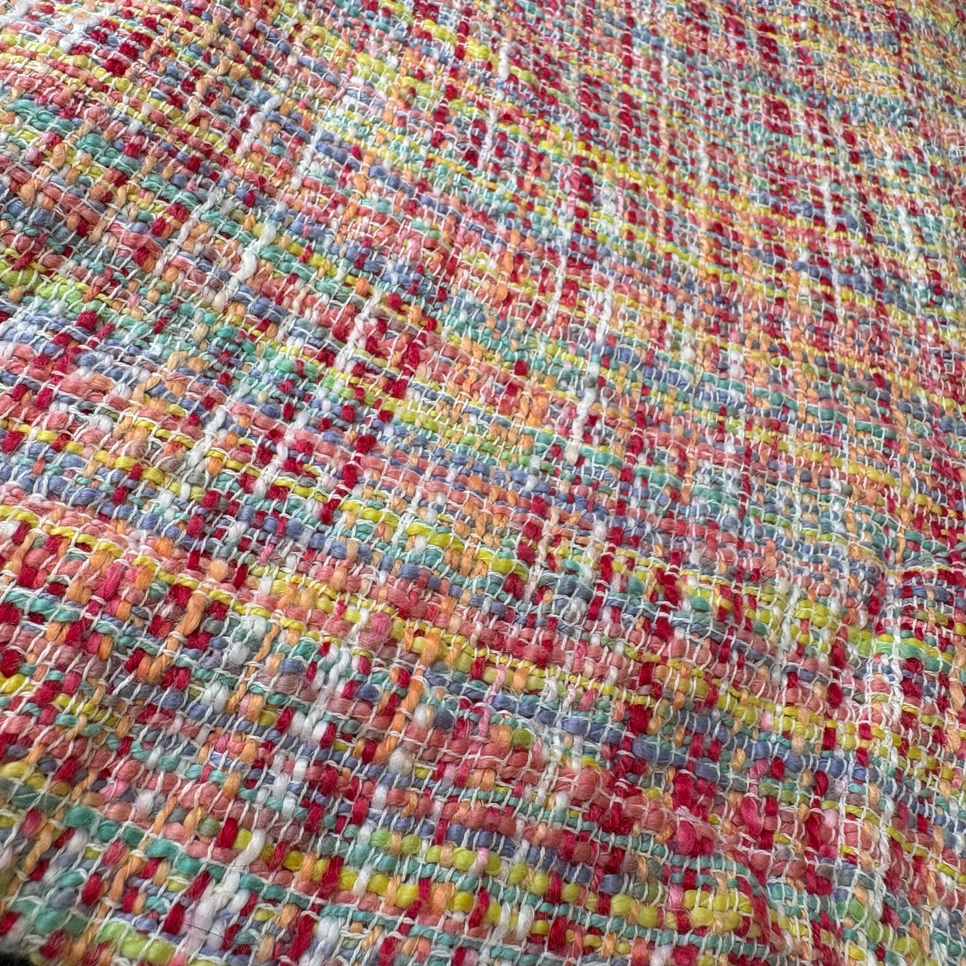 Merona Tweed Skirt Size 14 Multi Color Pencil Mini 5