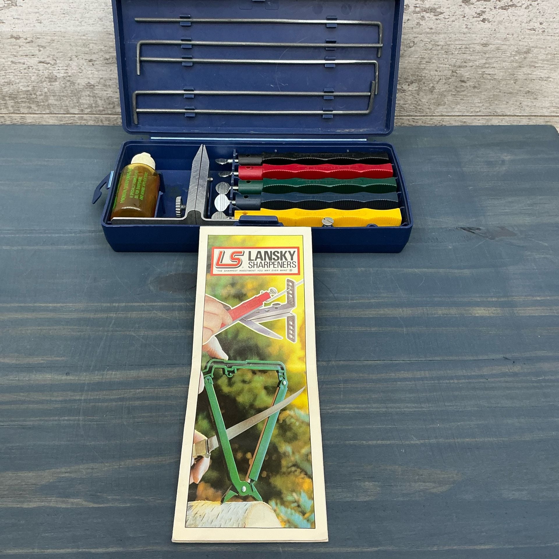 Lansky Controlled Angle Knife Sharpening System 5-Stone Kit 5