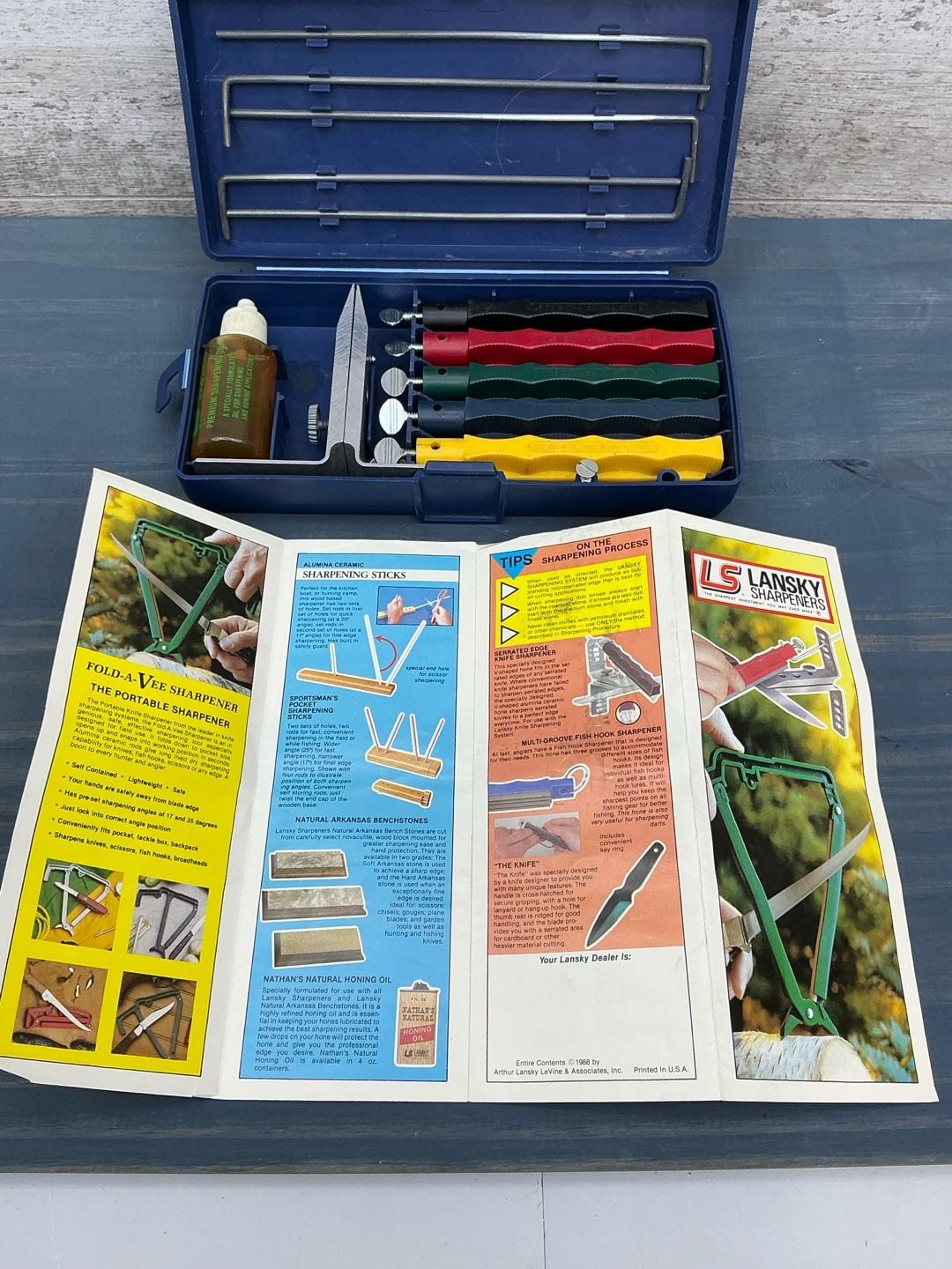 Lansky Controlled Angle Knife Sharpening System 5-Stone Kit 10