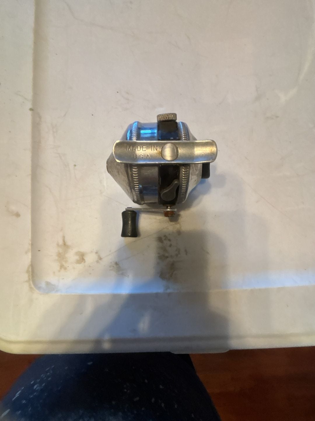 Zebco 33 Spincast Fishing Reel Metal Foot Made in USA not tested 1