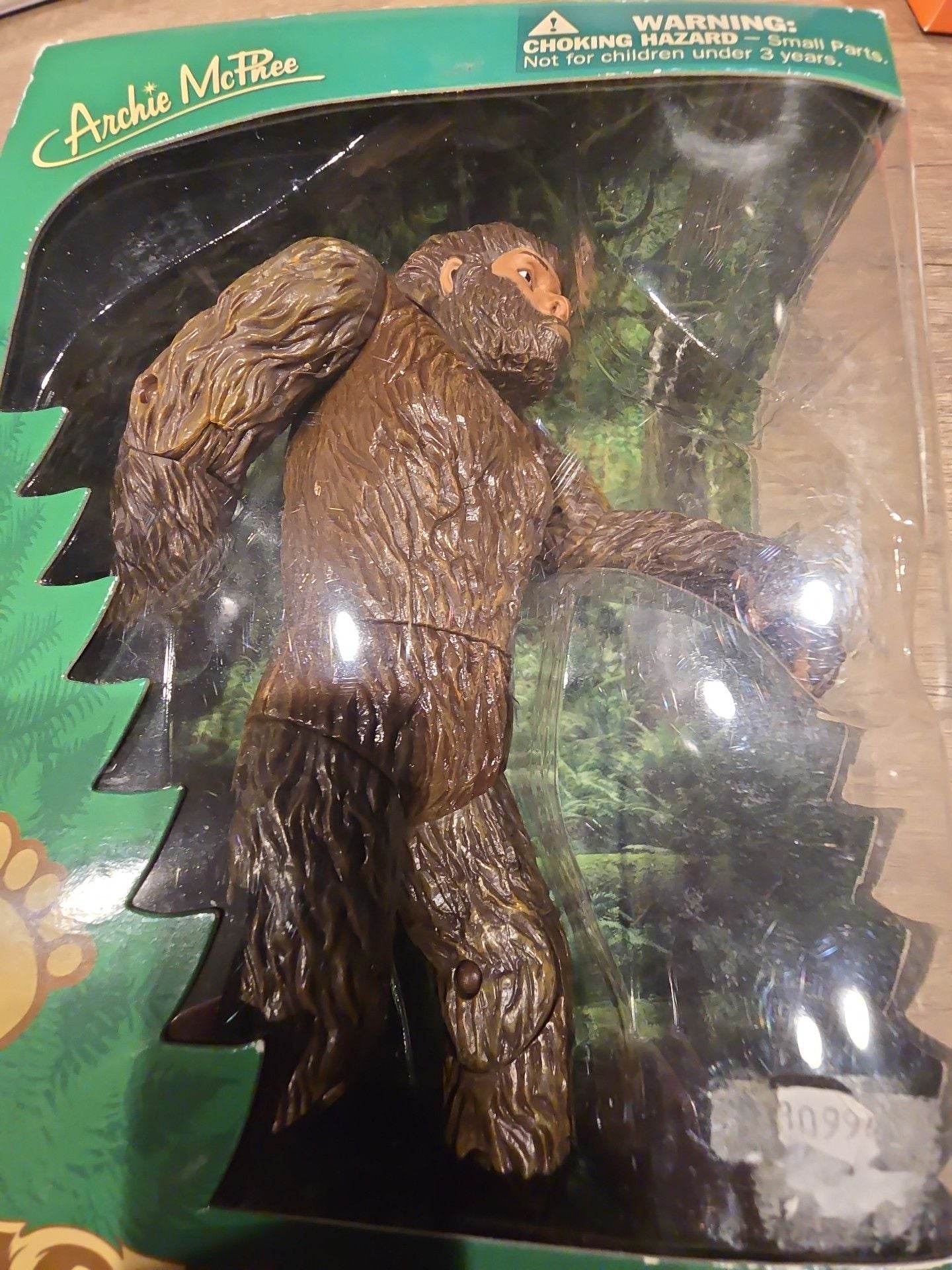 Archie McPhee Bigfoot Action Figure 7.25" Brown Vinyl Mythical Toy 4