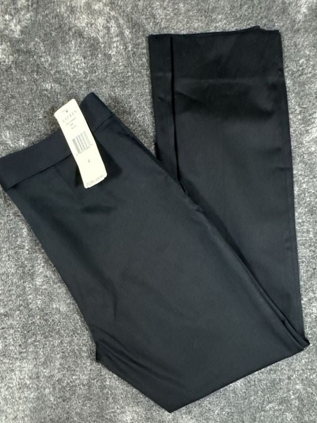 Lauren Ralph Lauren Womens Dress Pants Size 4 Black Stretch Career Work NWT 5