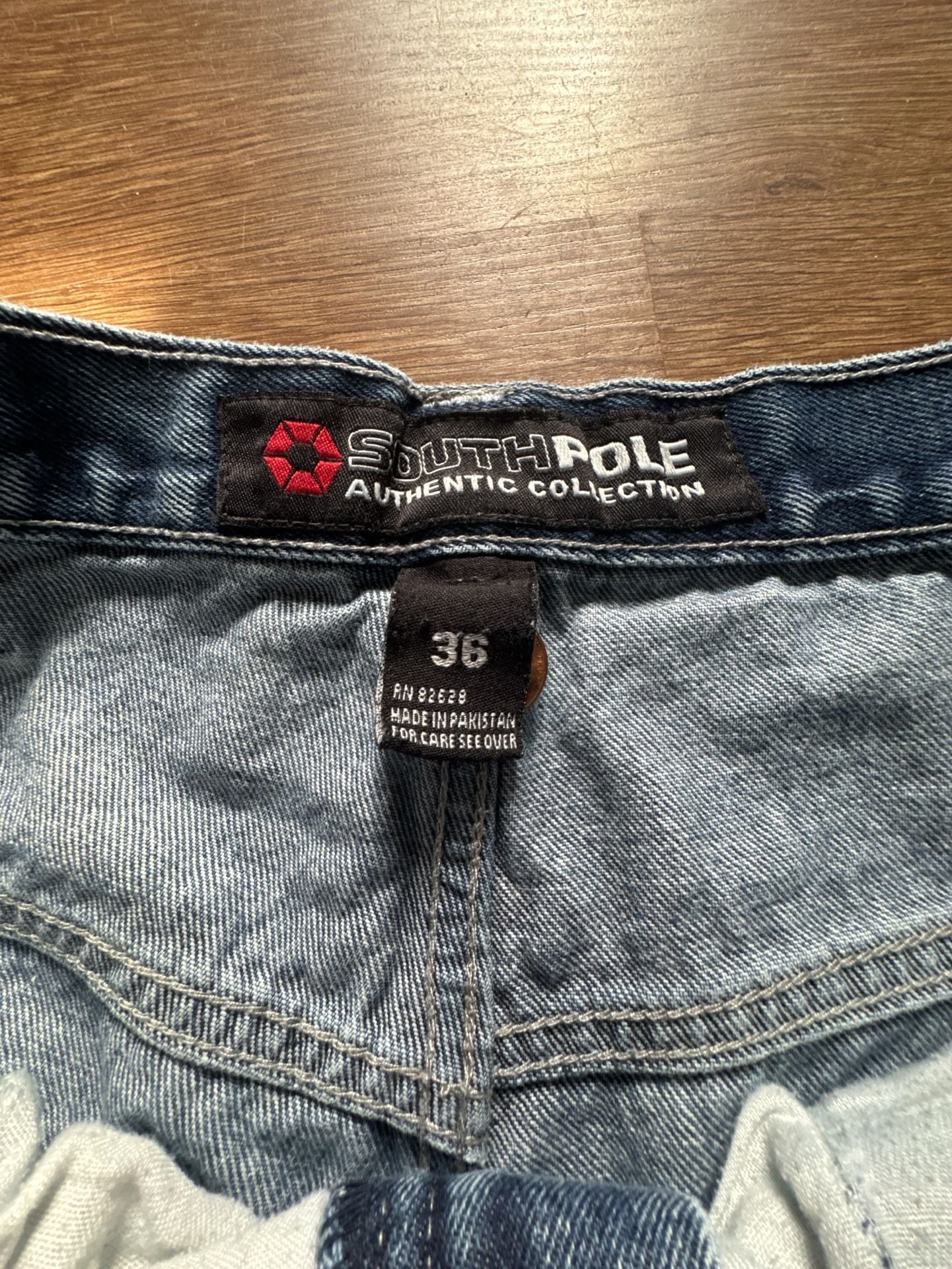 Southpole Denim Jeans Size 36 Blue Baggy Wide Leg 3