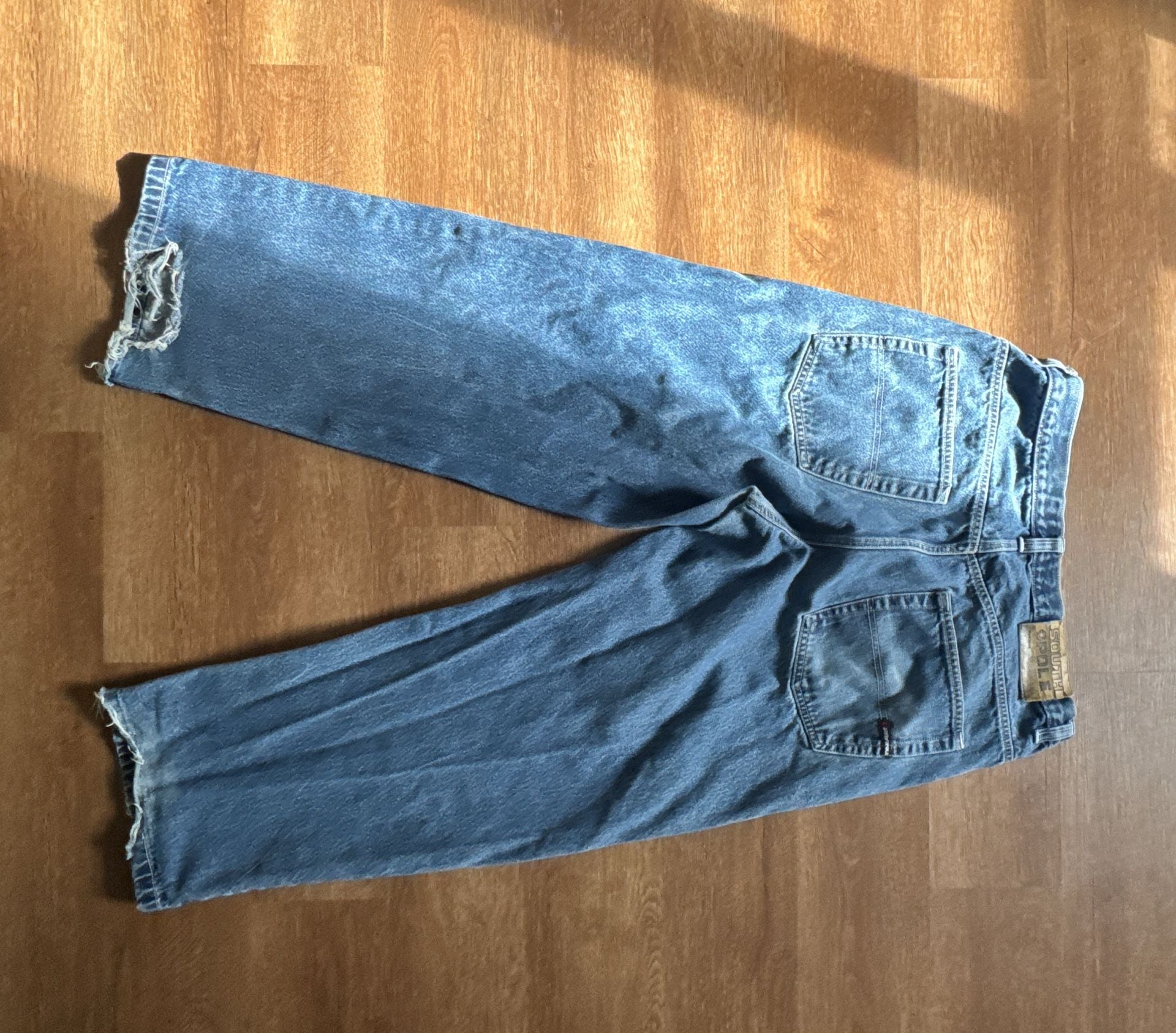 Southpole Denim Jeans Size 36 Blue Baggy Wide Leg 4