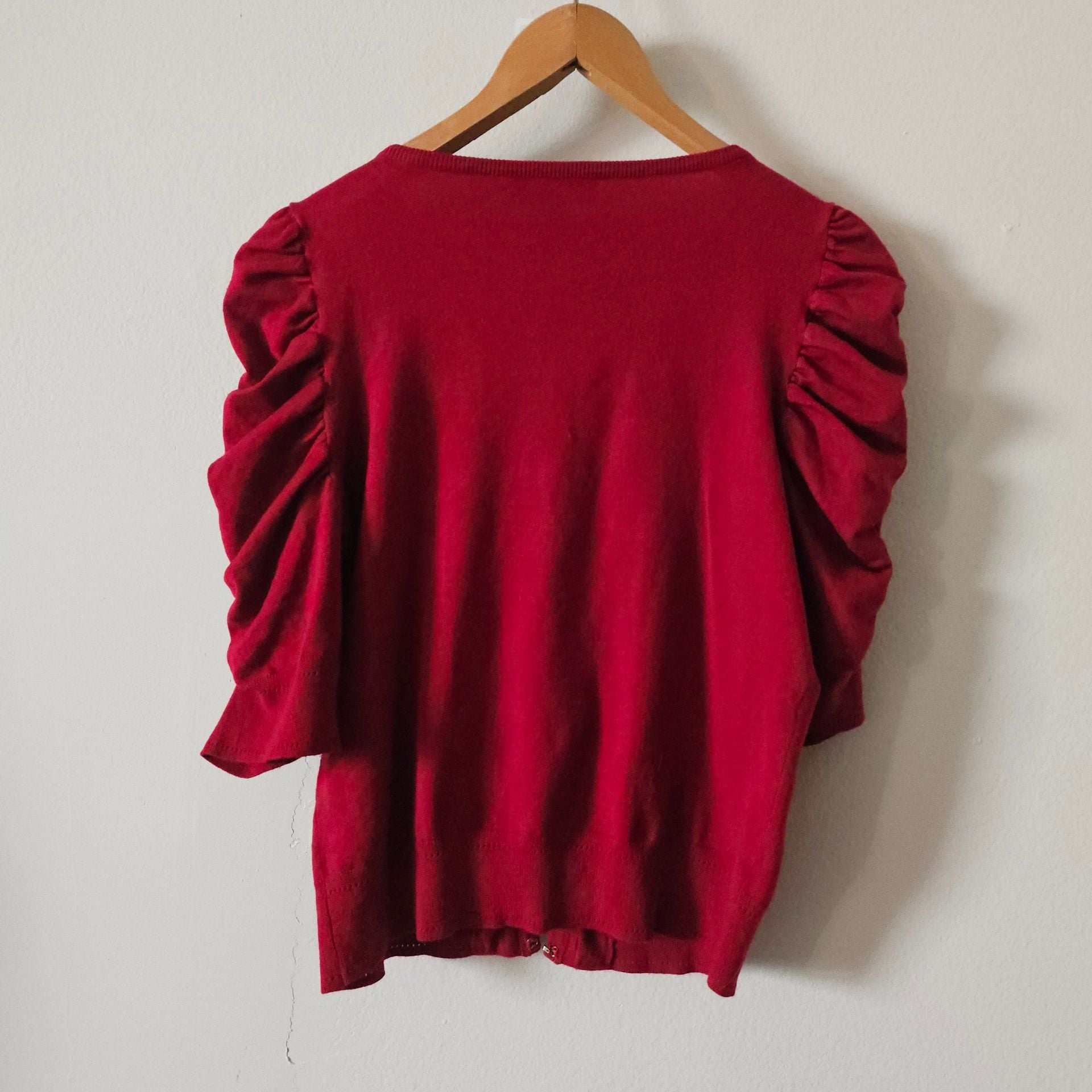 Red Cardigan with beads 293 8