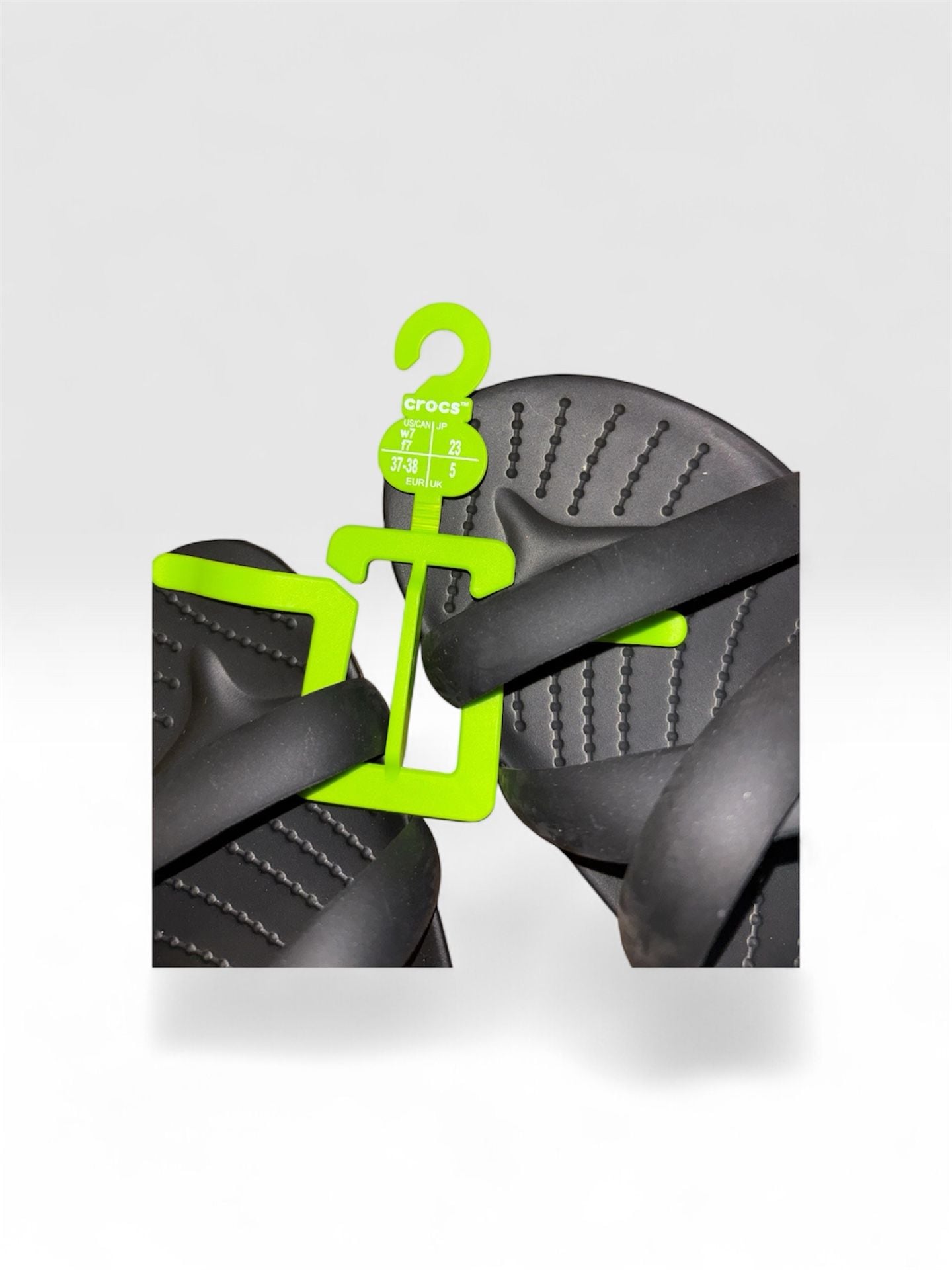 Crocs Splash Strappy Sandals Size W7 Black New with Tags 6
