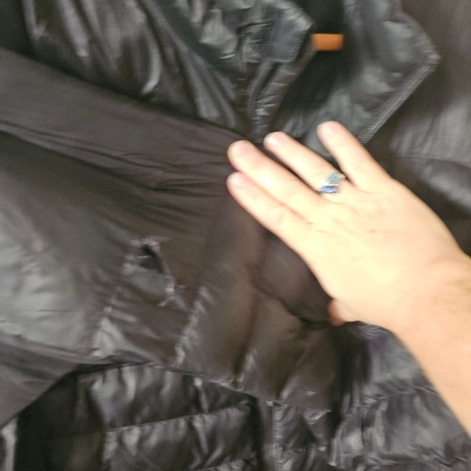 The North Face Black Puffer Jacket 294 7