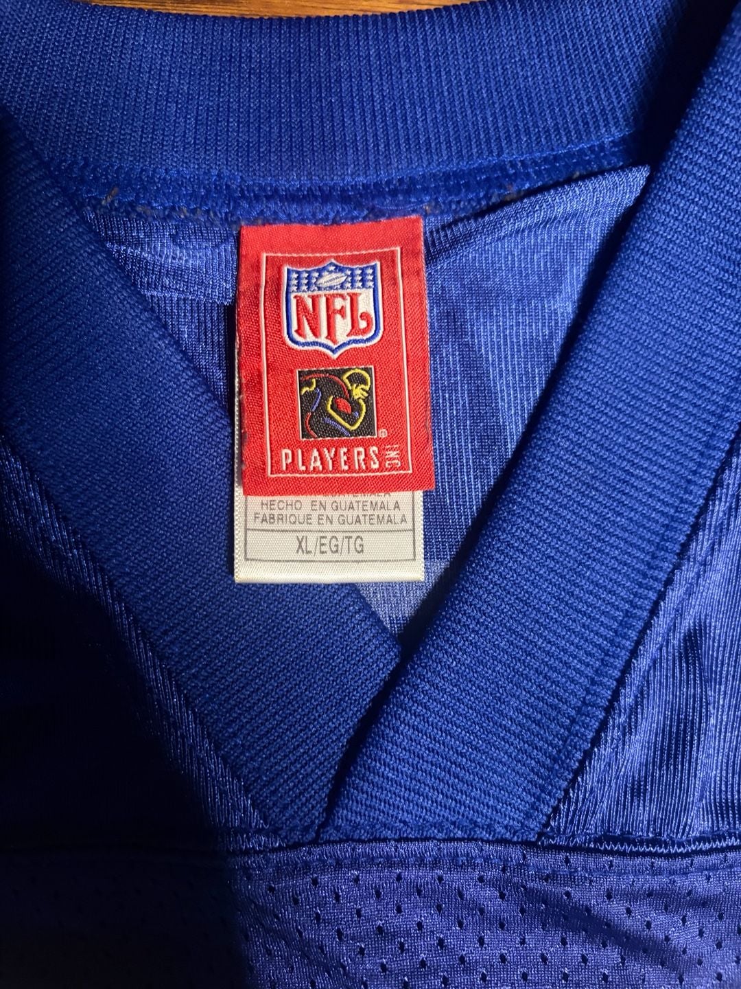 Reebok New York Giants Tiki Barber 21 Jersey Size XL Blue 3