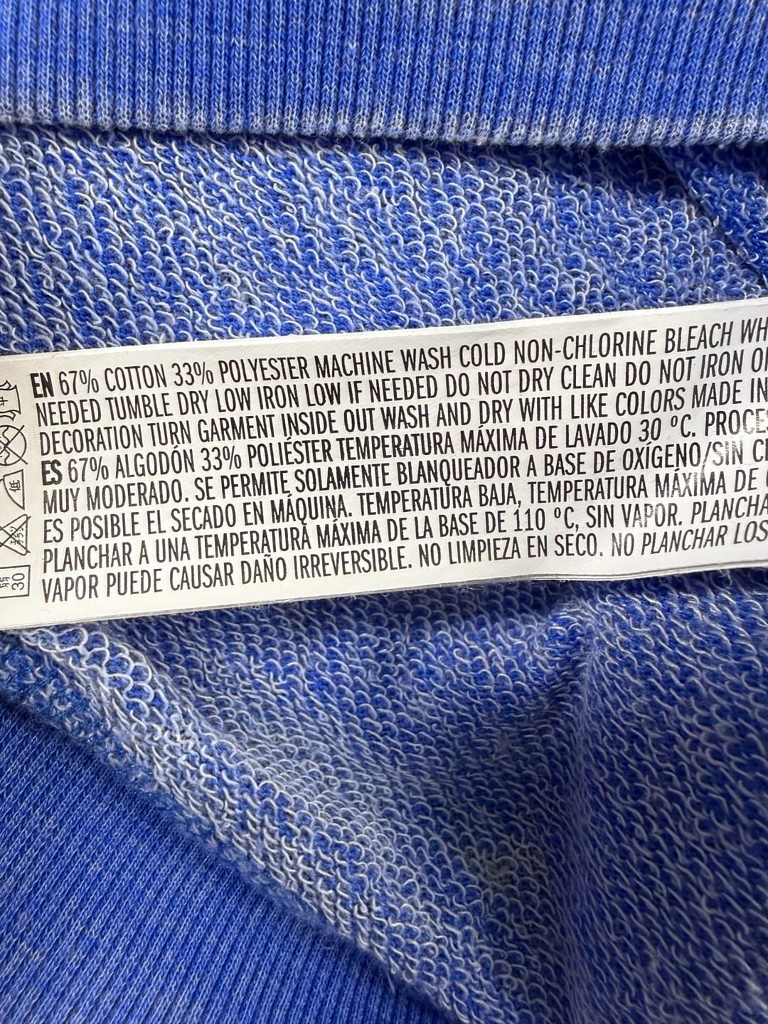NBA New York Knicks Sweatshirt Size M Mineral Wash Blue Crewneck 4
