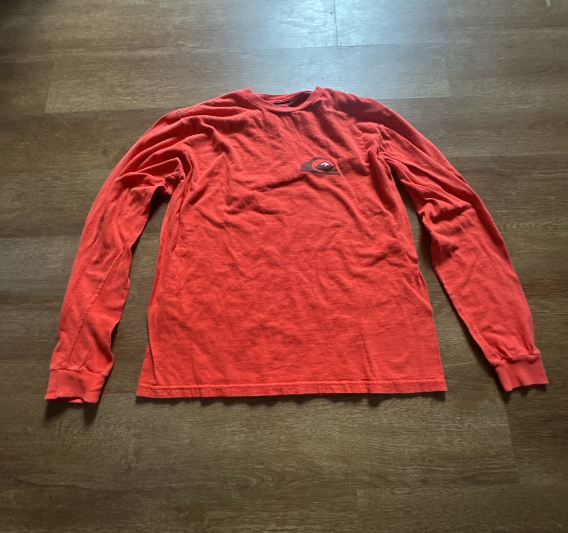 Quiksilver Long Sleeve T-Shirt Red Logo 2