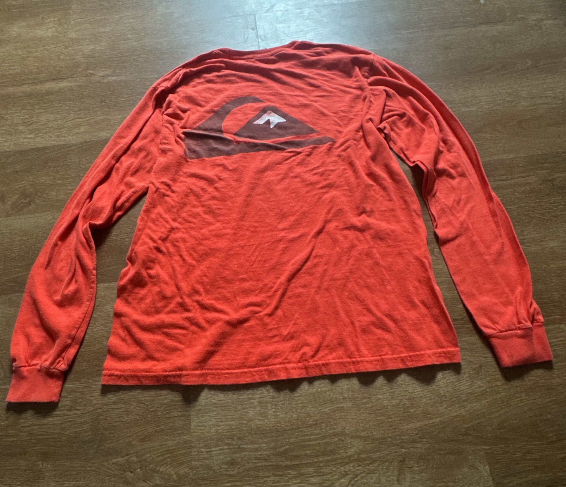 Quiksilver Long Sleeve T-Shirt Red Logo 4