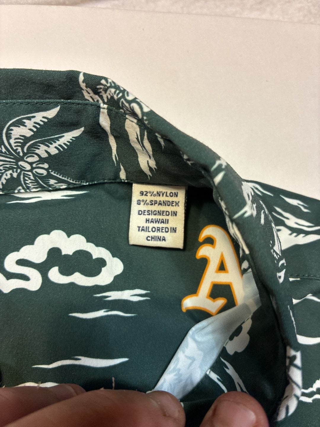 Reyn Spooner Oakland Athletics Kekai Performance Shirt Size 3XL 6