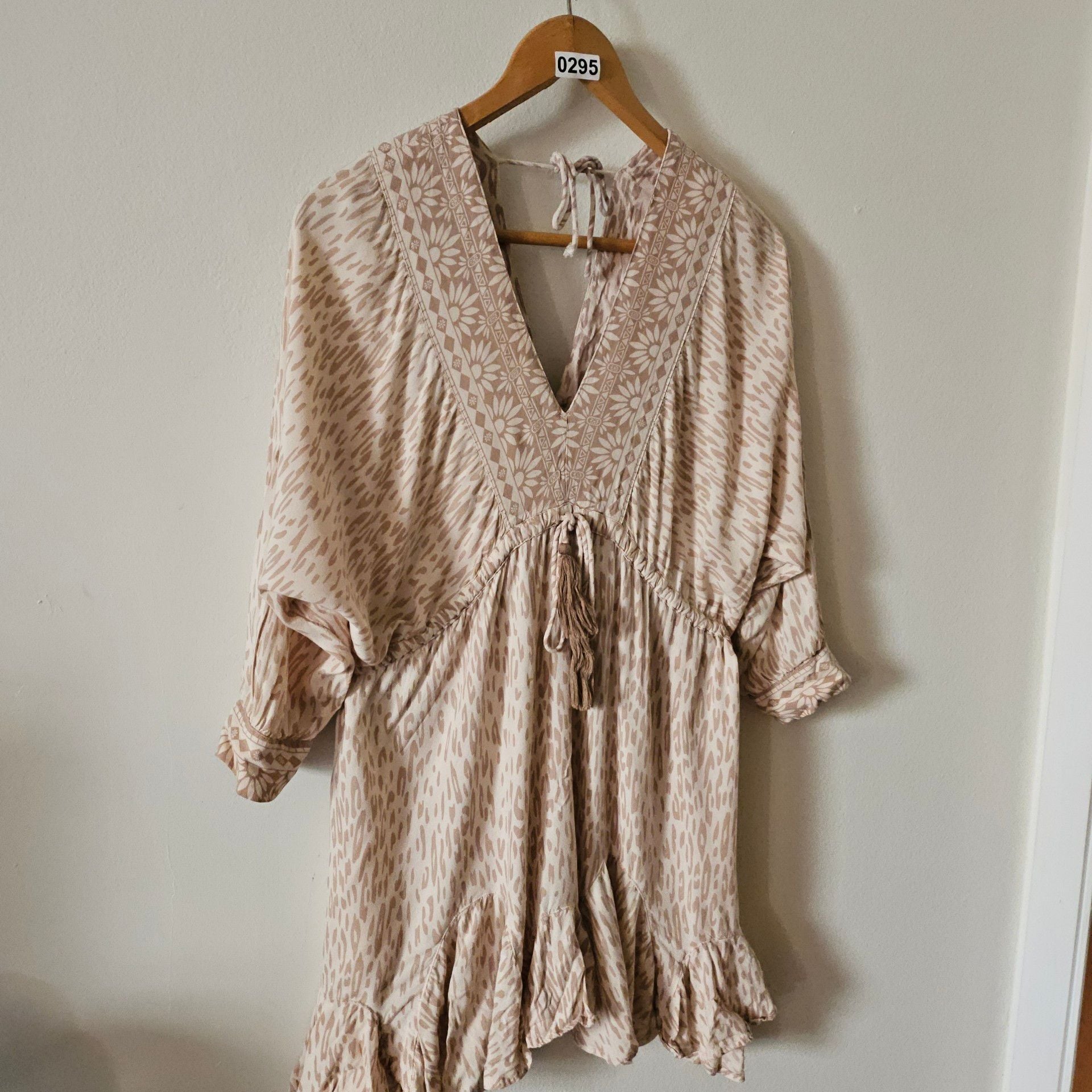 O'Neill Dress Size S Floral Tassel 295 2