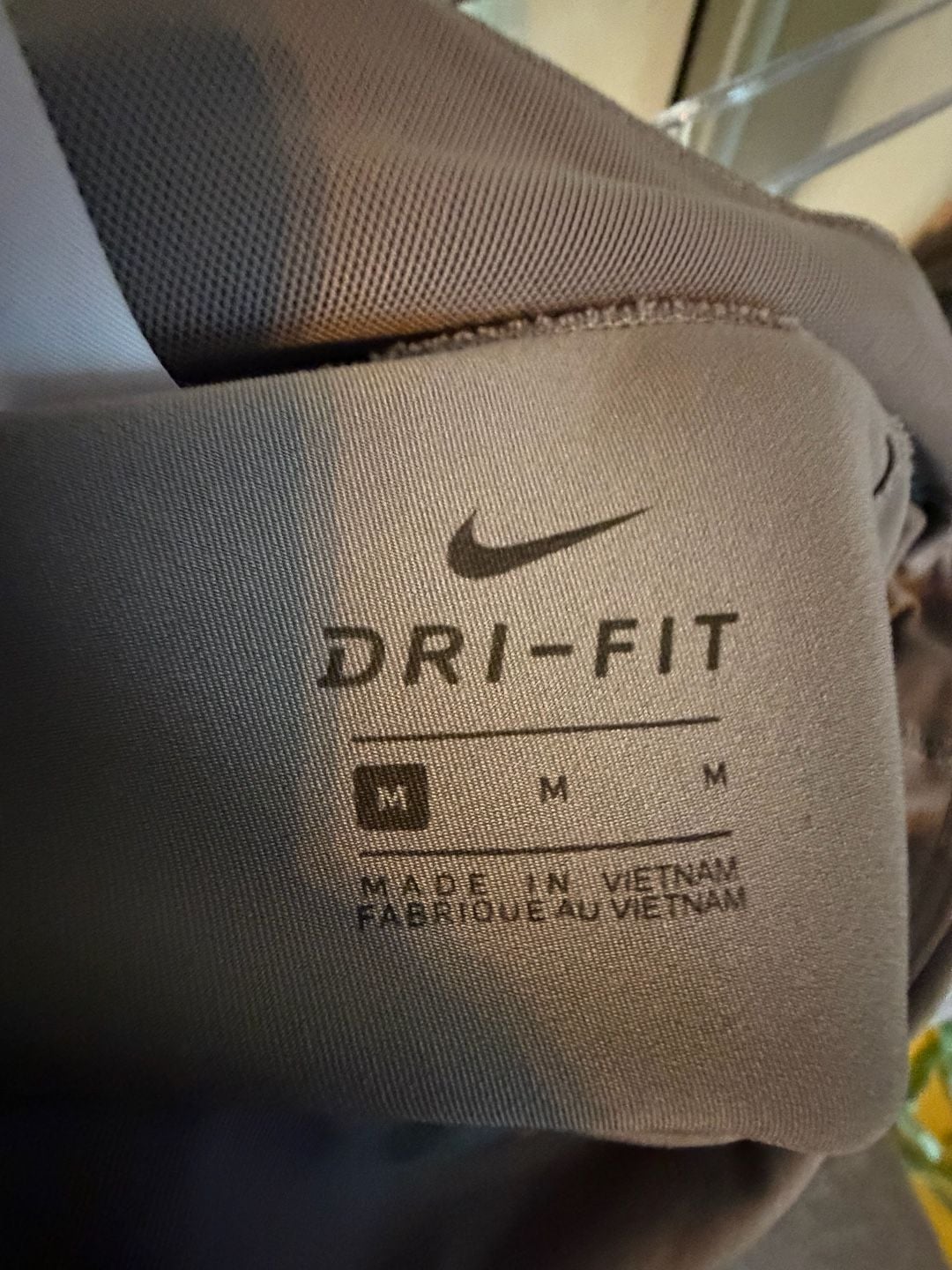 Nike Dri-Fit Training Leggings Size M Grey Athletic Pants 4