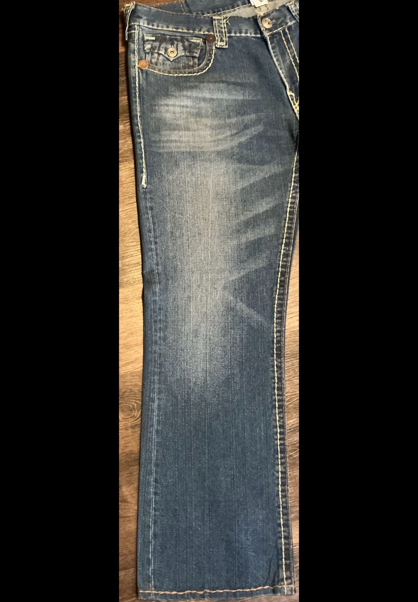 True Religion Billy Super T World Tour Bootcut Jeans – Medium Wash 5