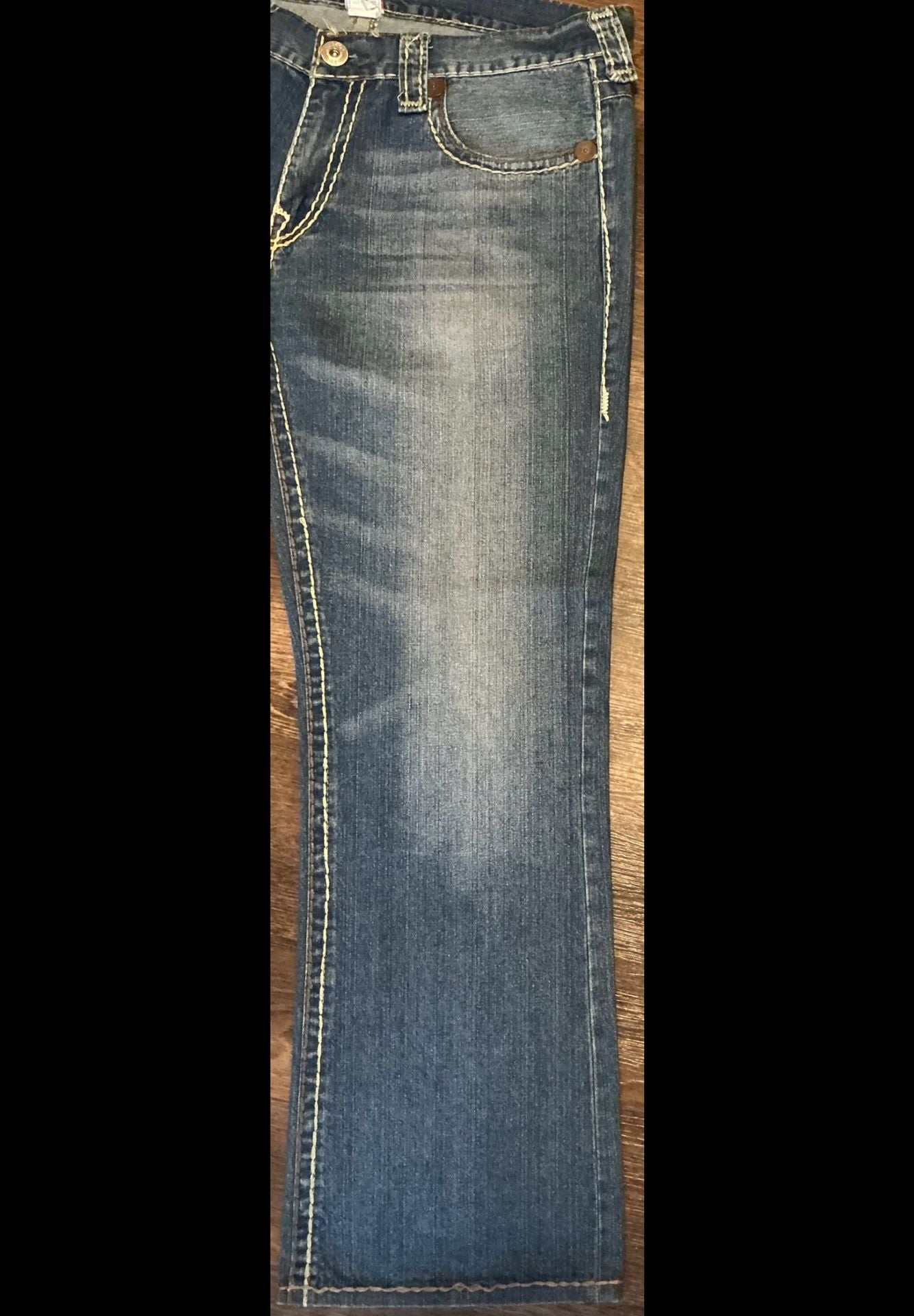 True Religion Billy Super T World Tour Bootcut Jeans – Medium Wash 6