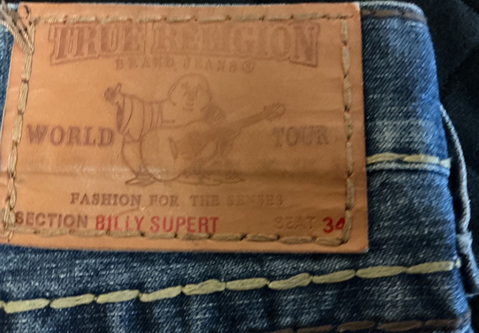 True Religion Billy Super T World Tour Bootcut Jeans – Medium Wash 9