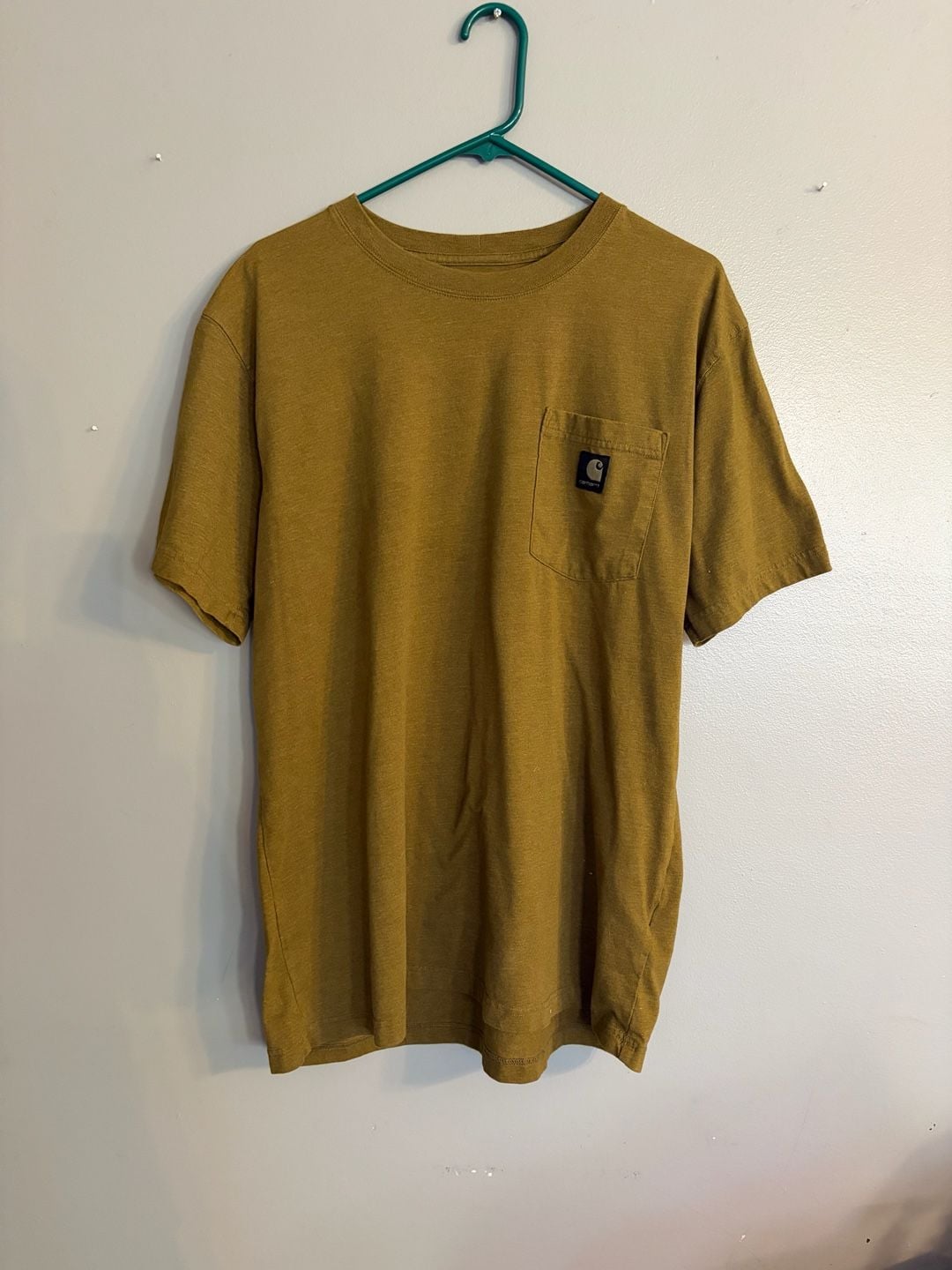 Carhartt Relaxed Fit Pocket T-Shirt Size L Golden Grass 2
