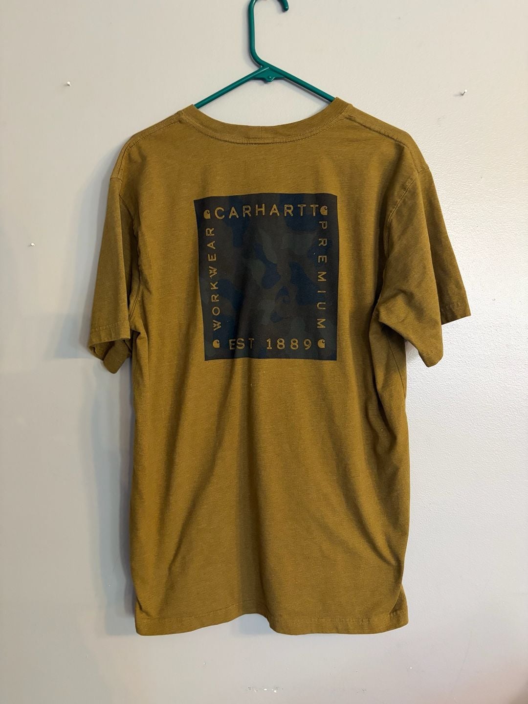 Carhartt Relaxed Fit Pocket T-Shirt Size L Golden Grass 5