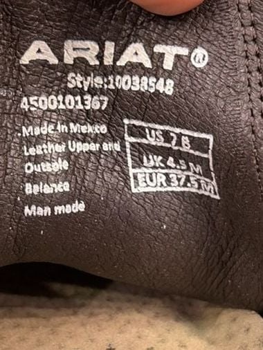 Ariat Dixon Western Boot Size 7 Brown Snake Print Leather Women’s 6
