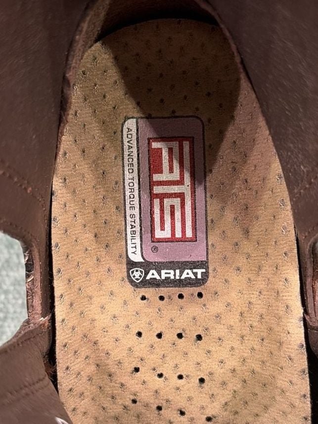 Ariat Dixon Western Boot Size 7 Brown Snake Print Leather Women’s 8