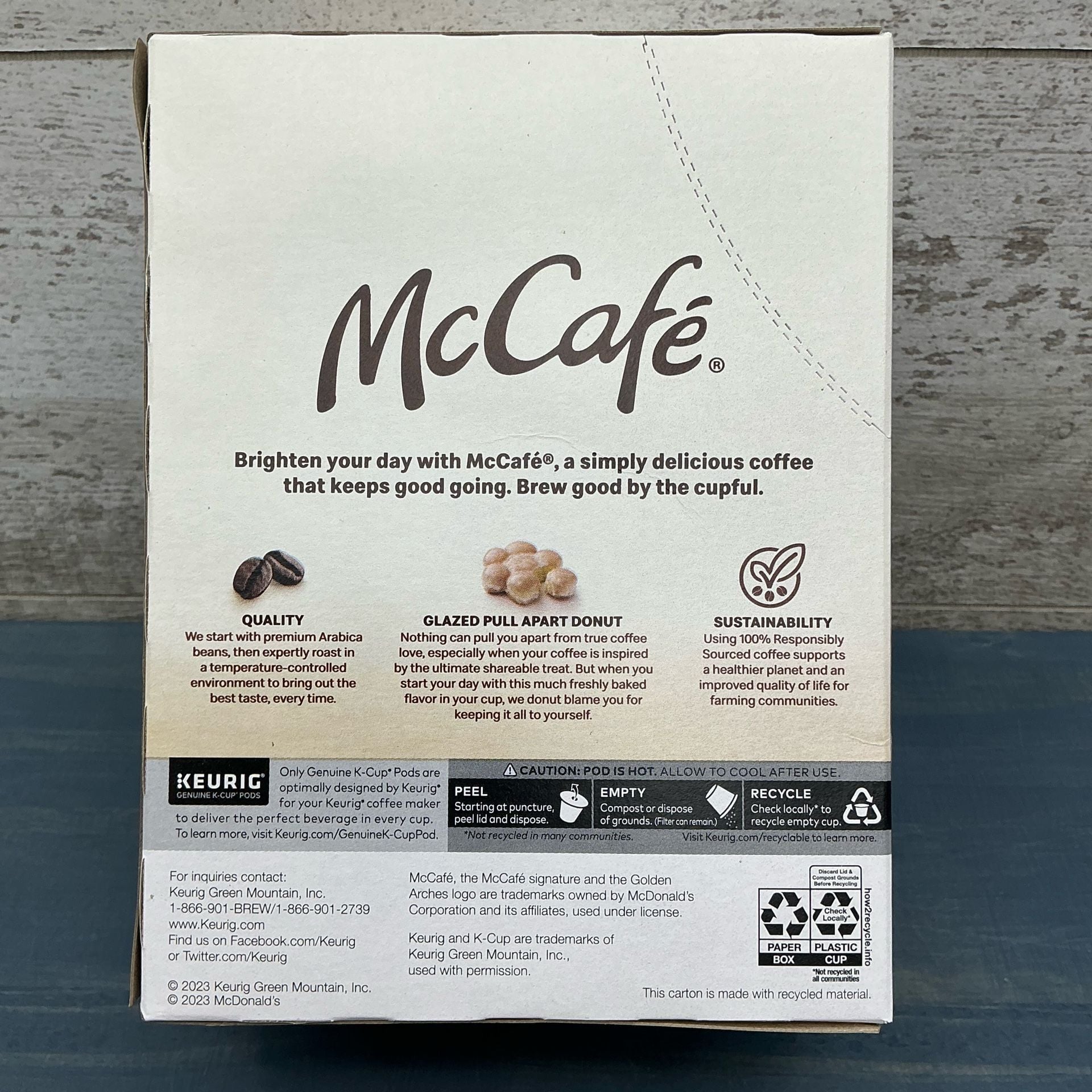 McCafé Premium Glazed Donut Light Roast K-Cup Coffee Pods, 24 count for Keurig - .com, 3