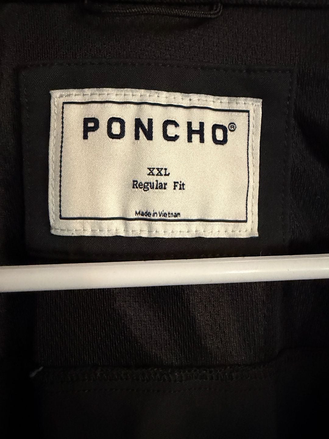 Poncho Western Pearl Snap Long Sleeve Shirt Size XXL Black 3