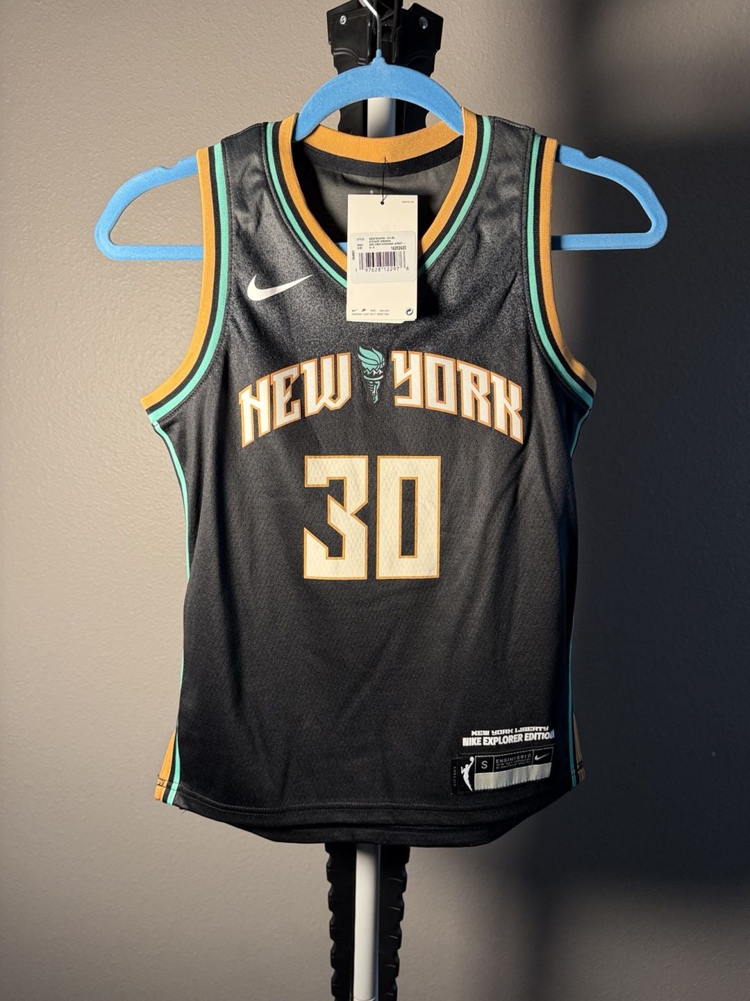 Nike Breanna Stewart New York Liberty Explorer Jersey Size S Black 2