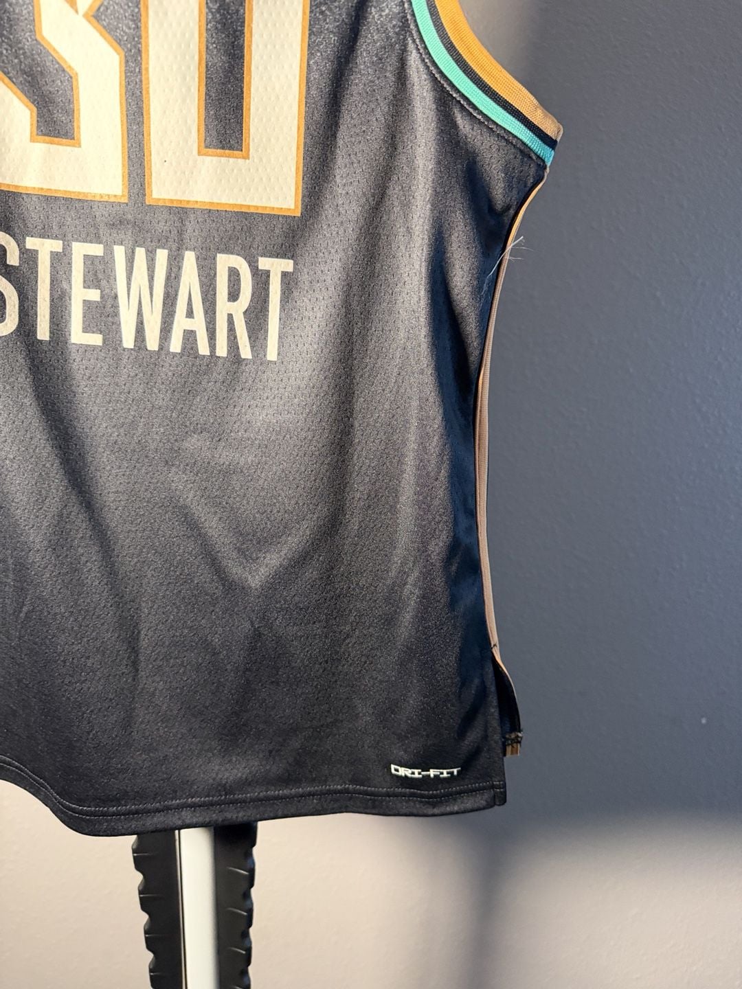Nike Breanna Stewart New York Liberty Explorer Jersey Size S Black 9