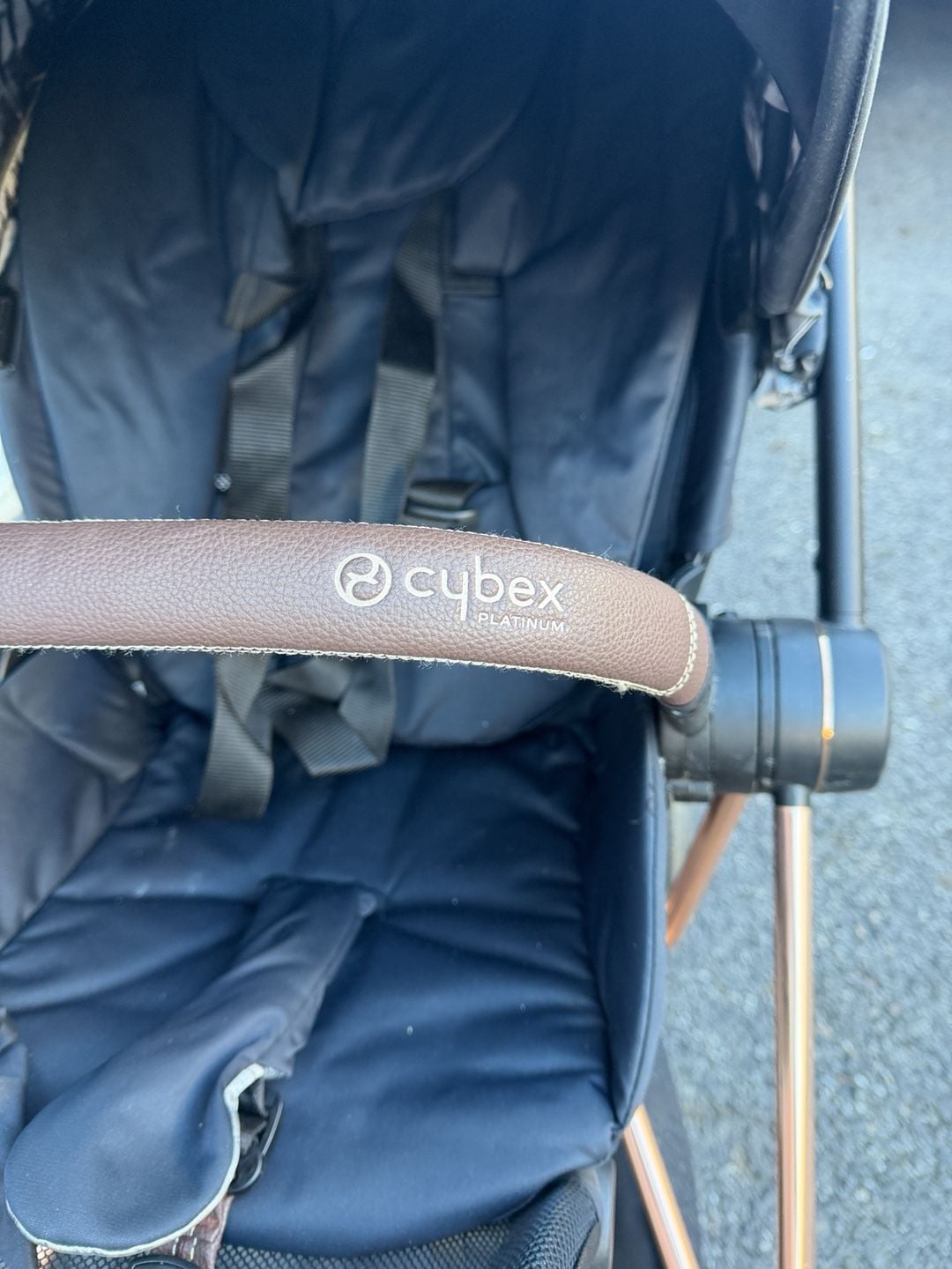 Cybex Platinum Priam Stroller Black Rose Gold 2