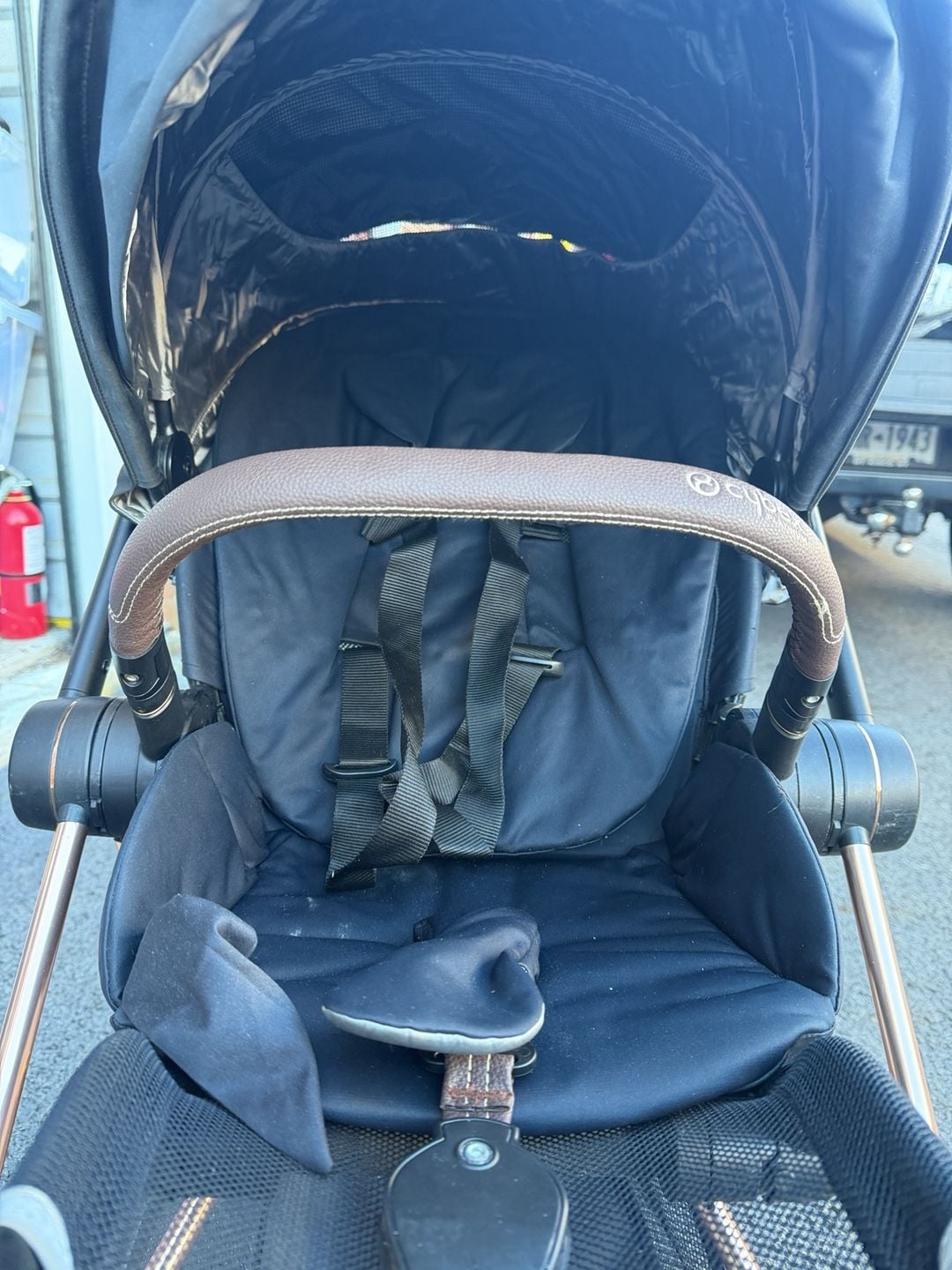 Cybex Platinum Priam Stroller Black Rose Gold 3