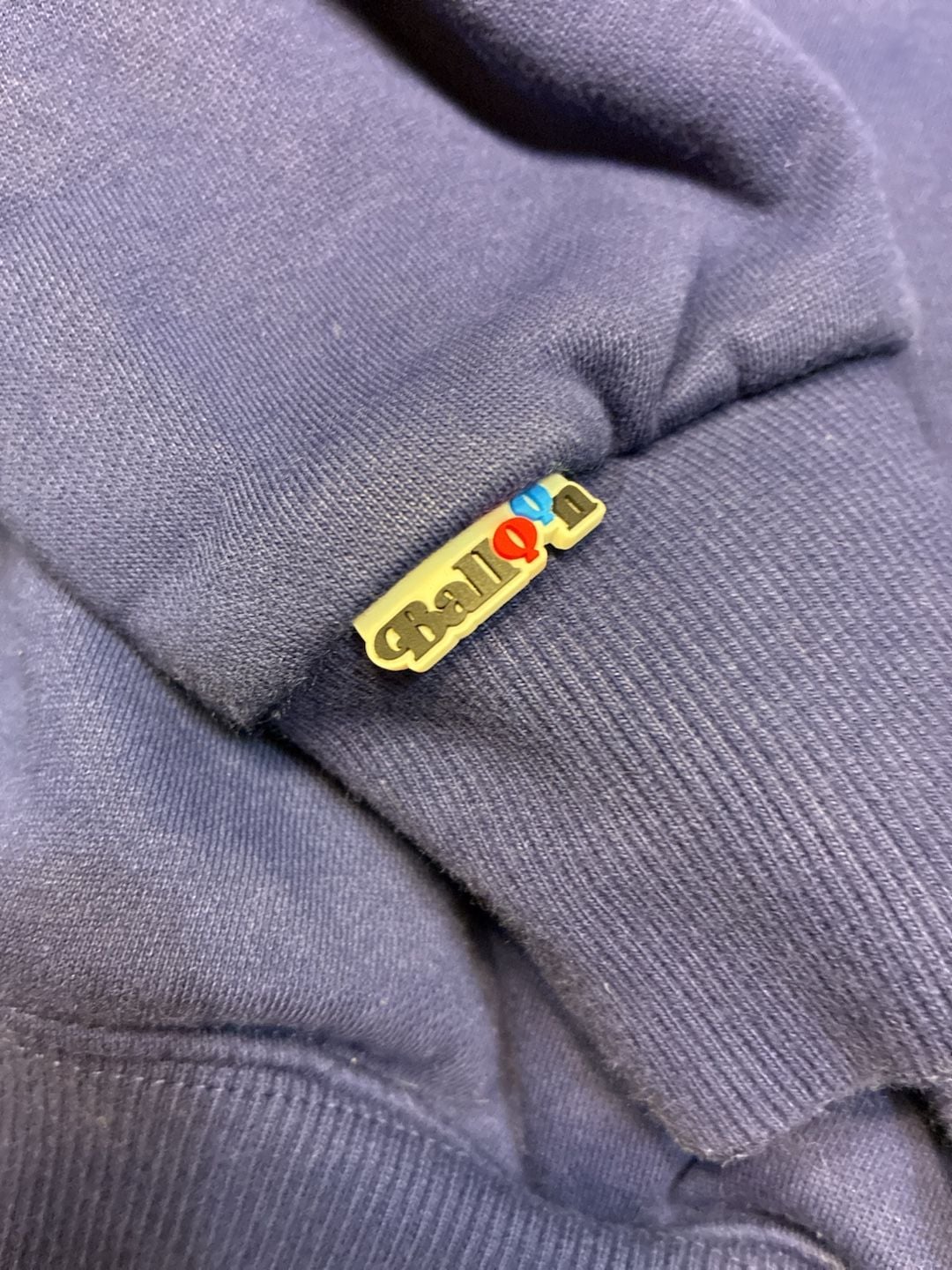 Balloon Museum Hoodie Size XS Blue Pullover Sweatshirt 3