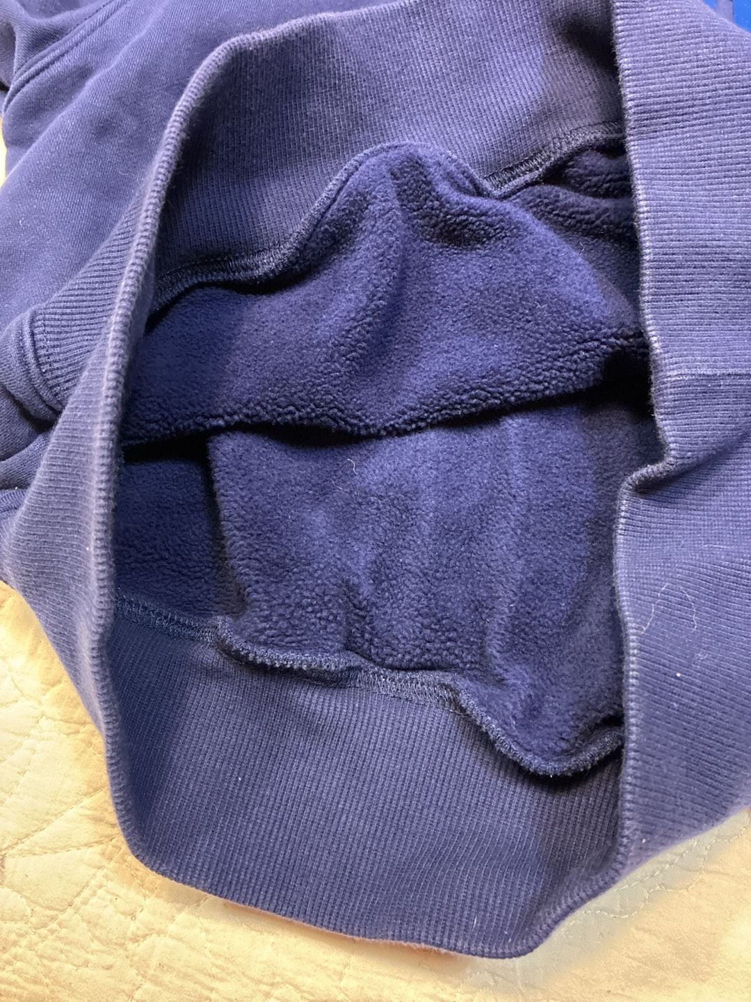 Balloon Museum Hoodie Size XS Blue Pullover Sweatshirt 10