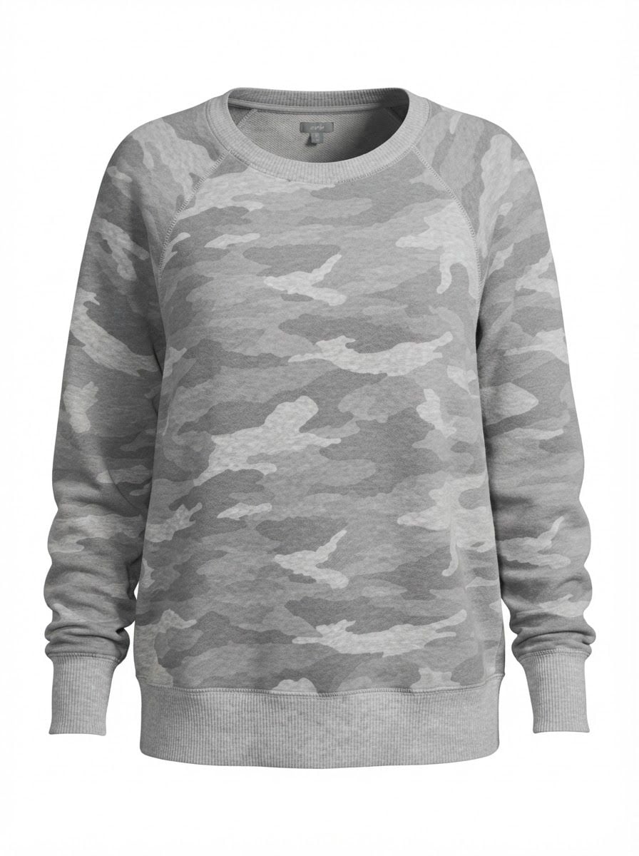 Aerie camouflage crew neck sweatshirt 2