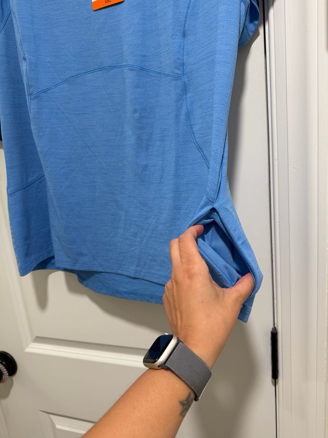 Spyder Active T-Shirt & Fabletics biker shorts size xxl 14