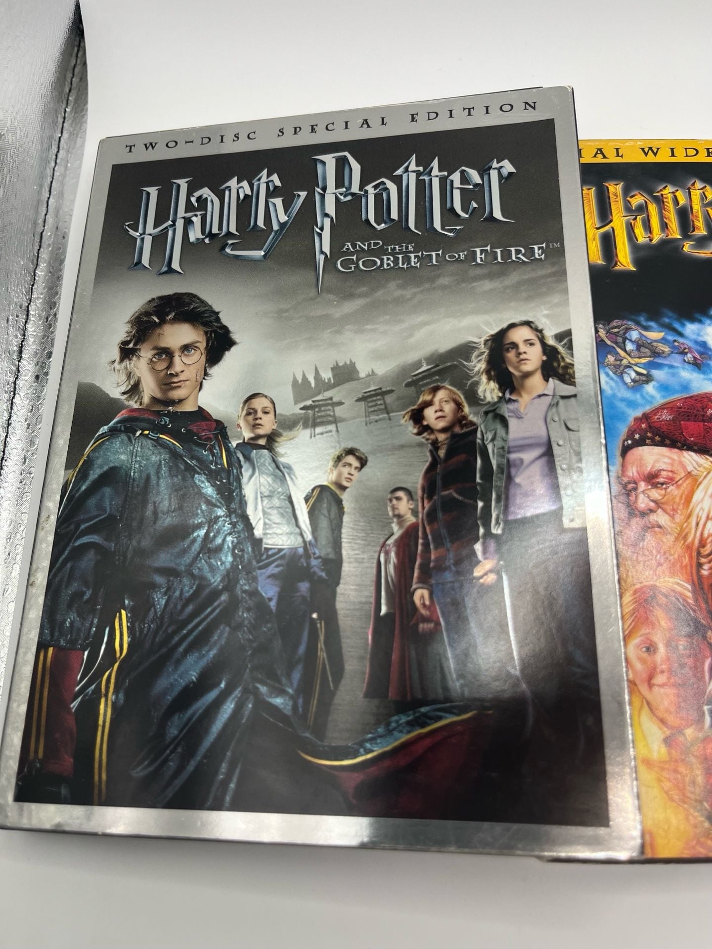 Harry Potter DVD Movie Lot Sorcerers Stone Chamber Secrets Goblet of Fire 2