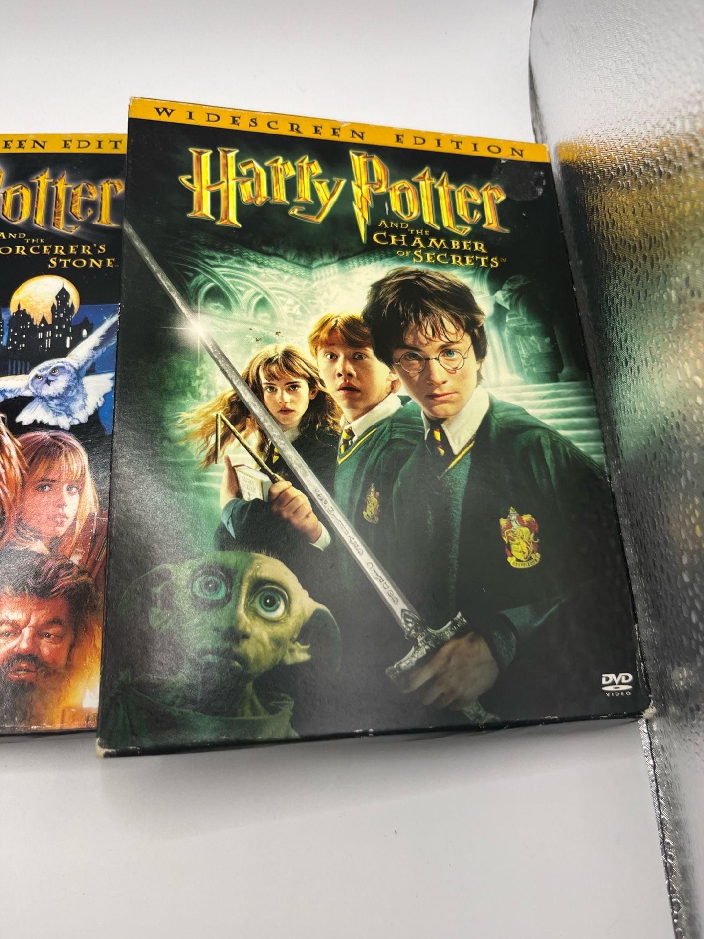 Harry Potter DVD Movie Lot Sorcerers Stone Chamber Secrets Goblet of Fire 4